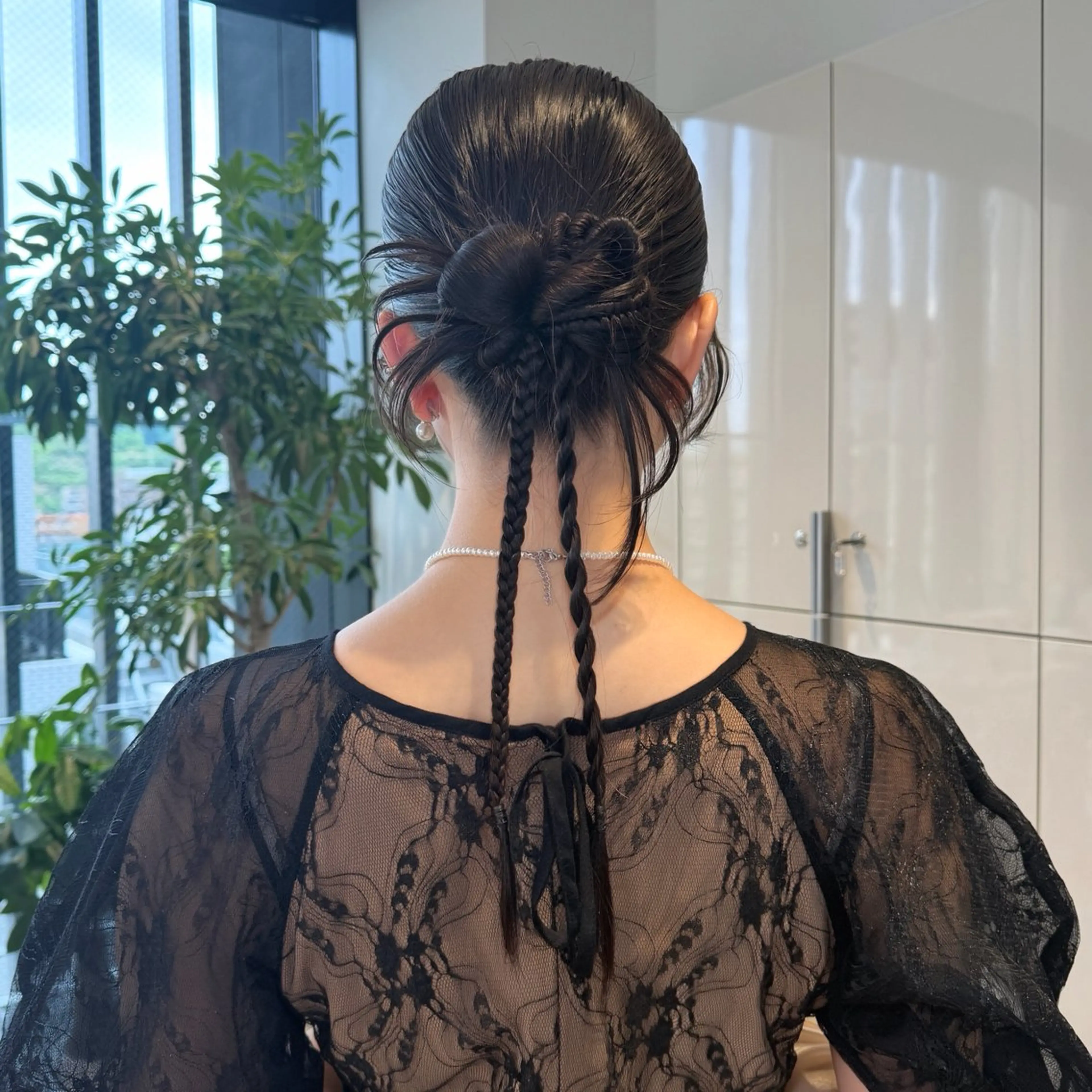 ヘアアレンジ ヘアセット nanami ￤透明感￤ラベンダーのヘアスタイル