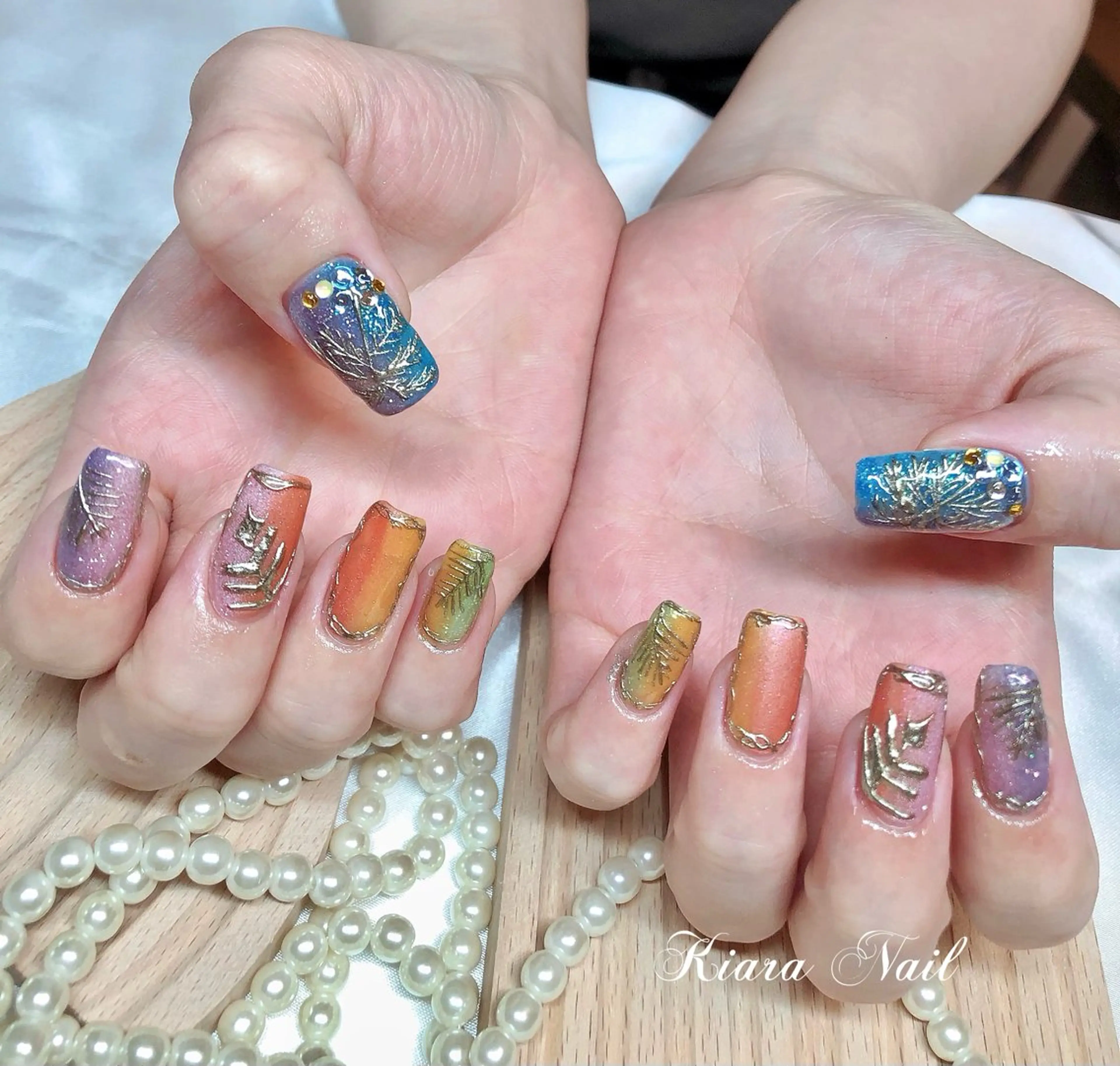 ネイル アートネイル 持ち込み 🍭Kiara Nail🍭のネイルデザイン
