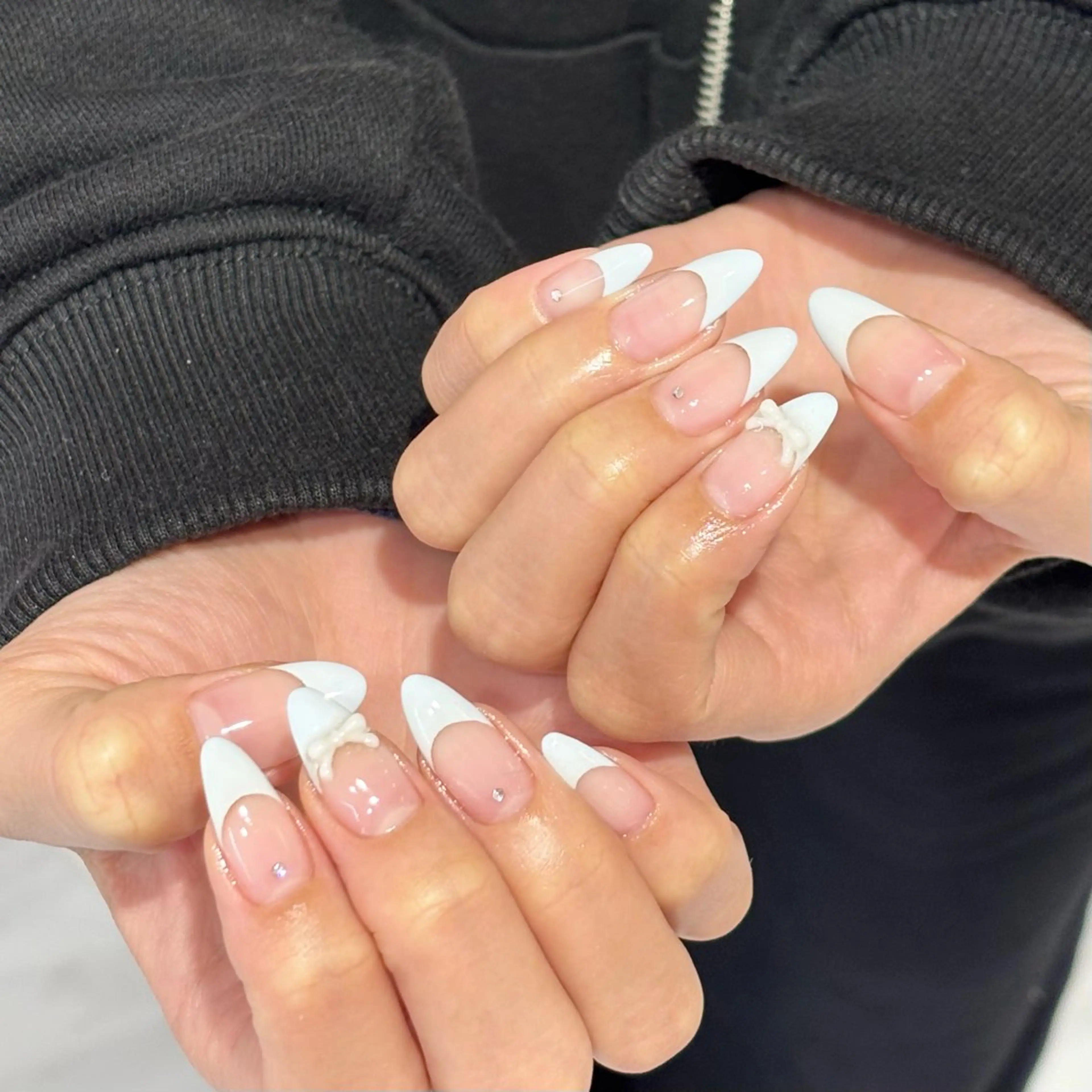 ネイル フレンチネイル NENE LANDTENJINのネイルデザイン