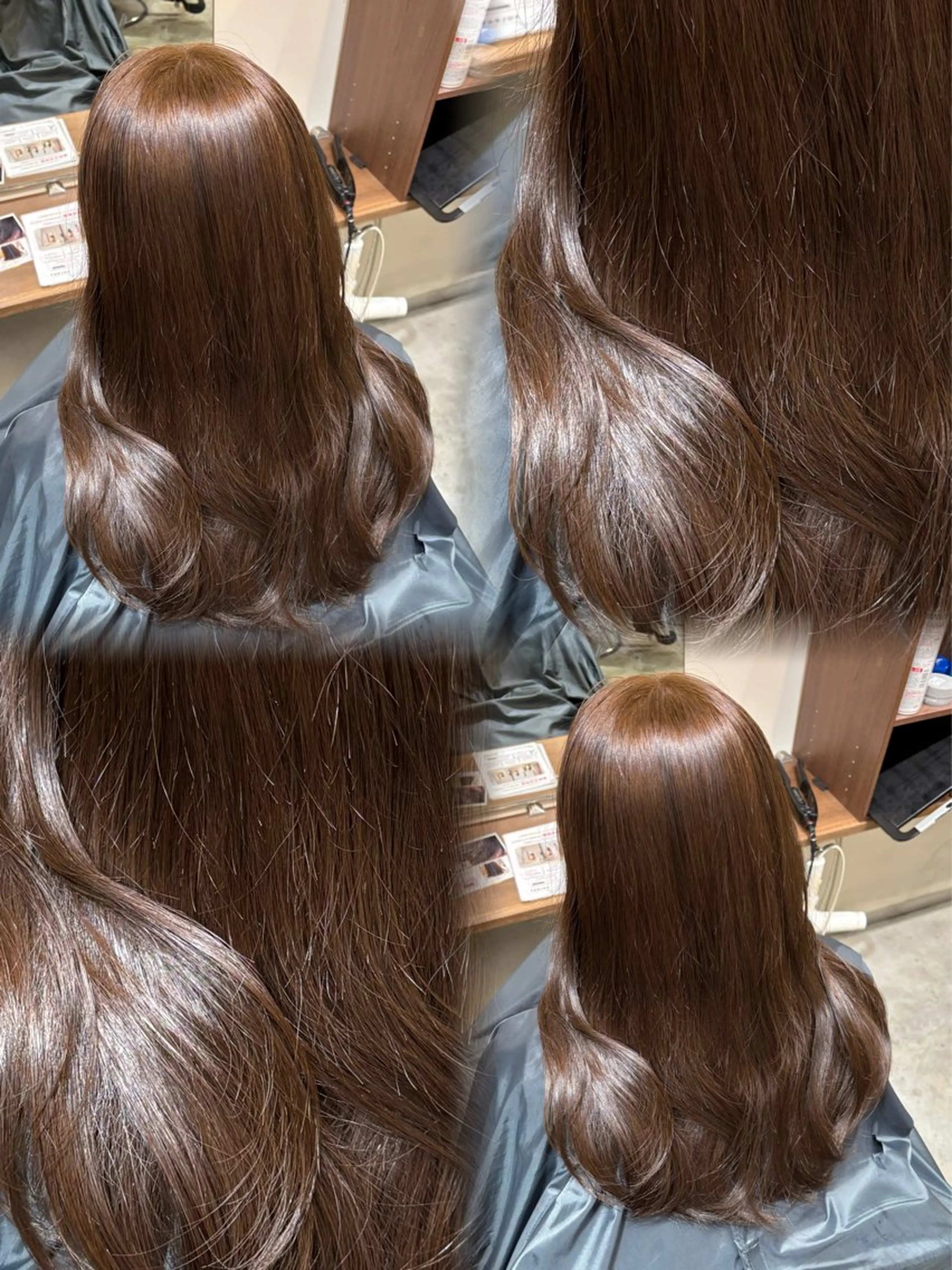 ミディアム カラー ブラウンカラー ショコラブラウン カット ヘアカラー トリートメント うる艶カラー ✨🧸KOTAROのヘアスタイル