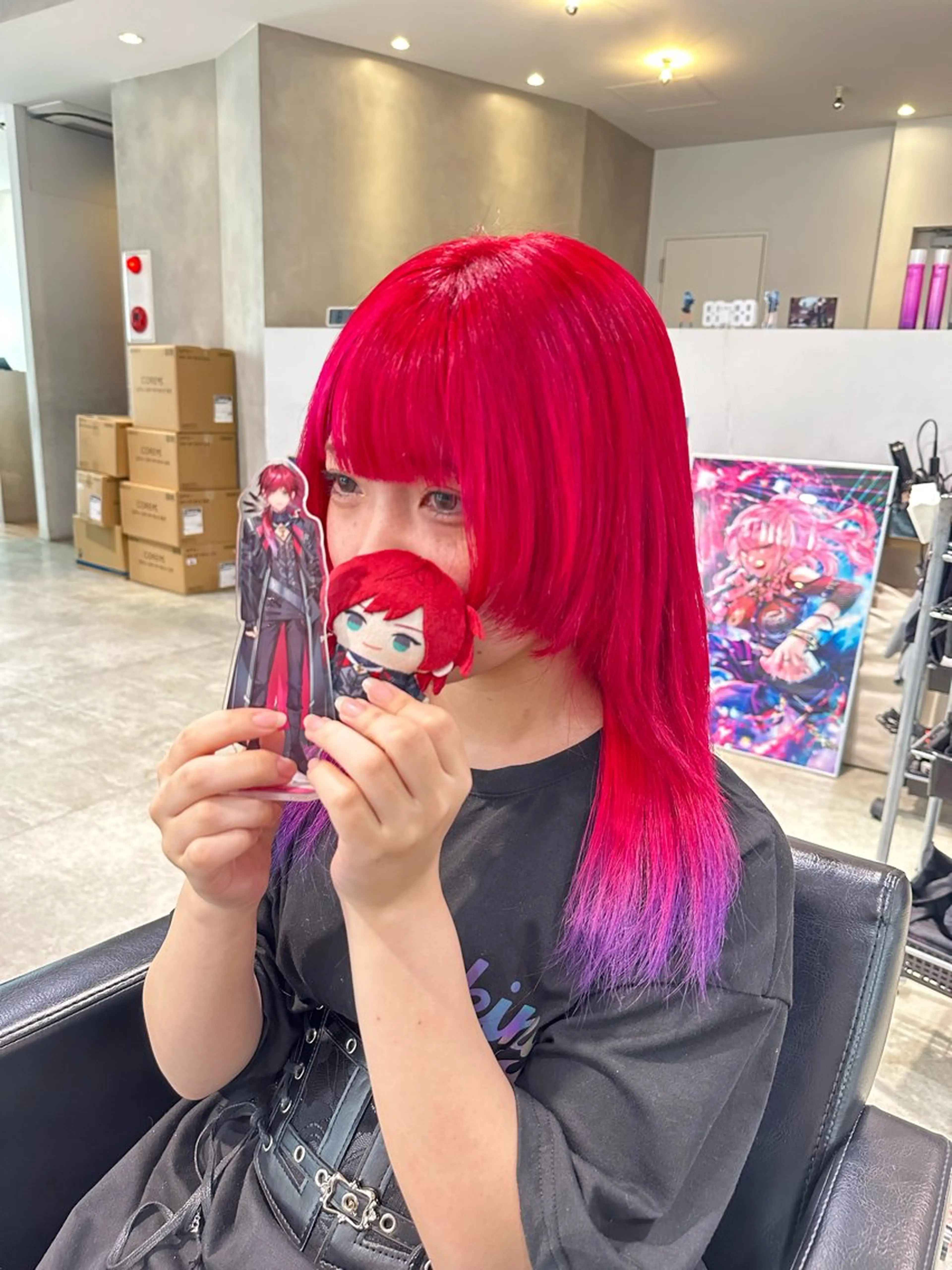 【ミニモ学割/ダブルカラー】ケアブリーチ+カラーの写真