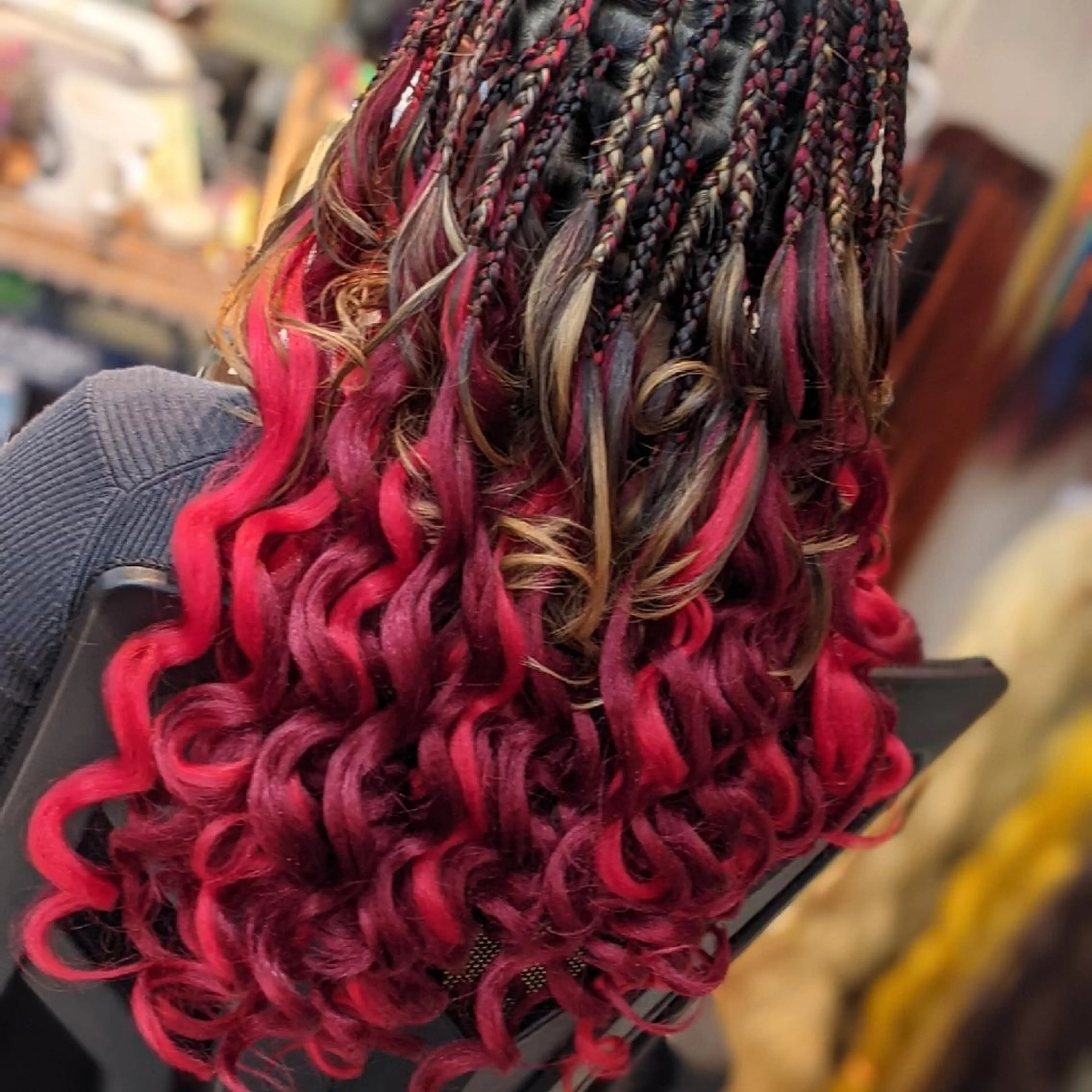 ヘアアレンジ ロング エクステ scamp ★のヘアスタイル