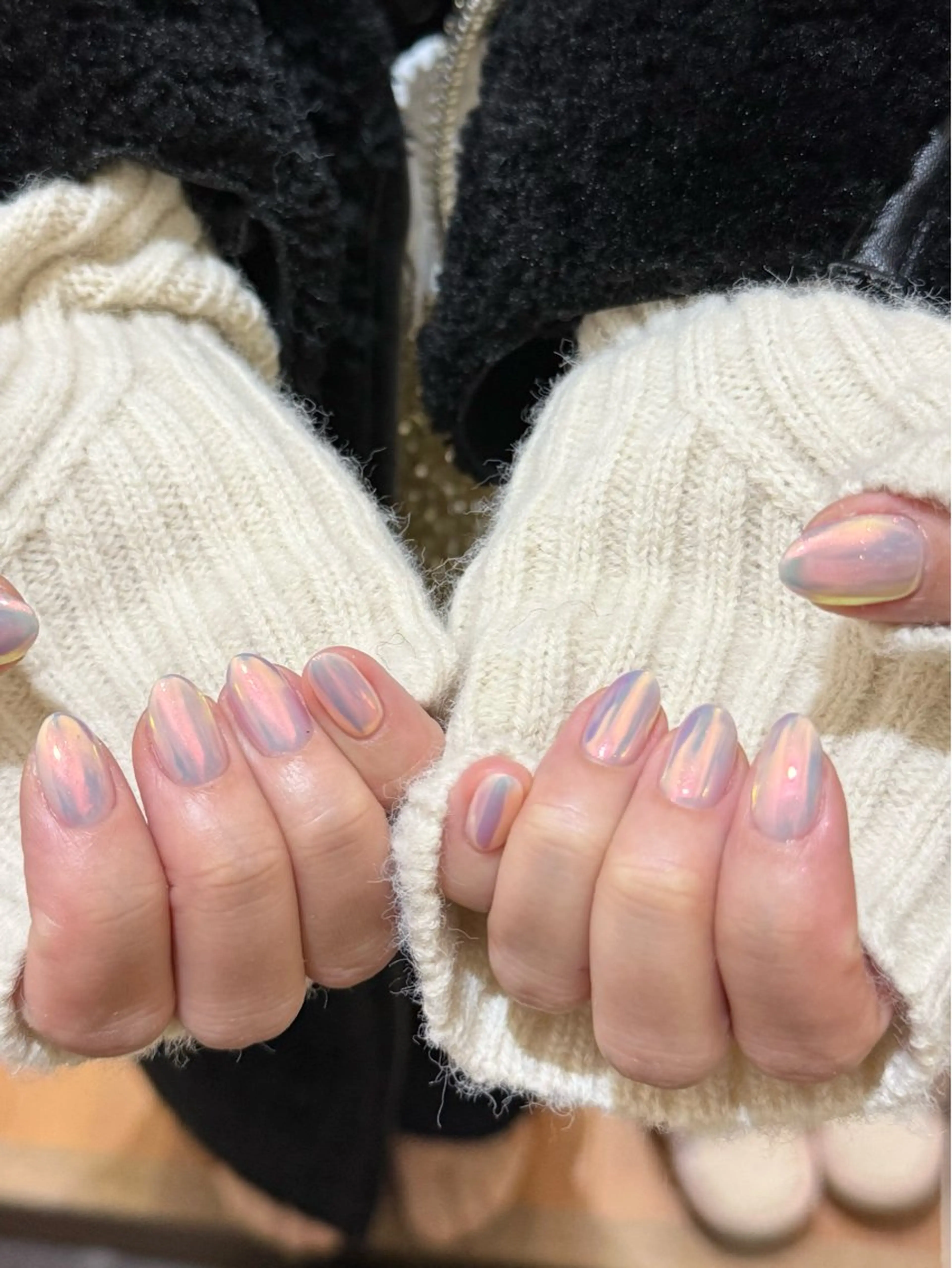 ミディアム ハンドネイル rose ネイルサロンのネイルデザイン