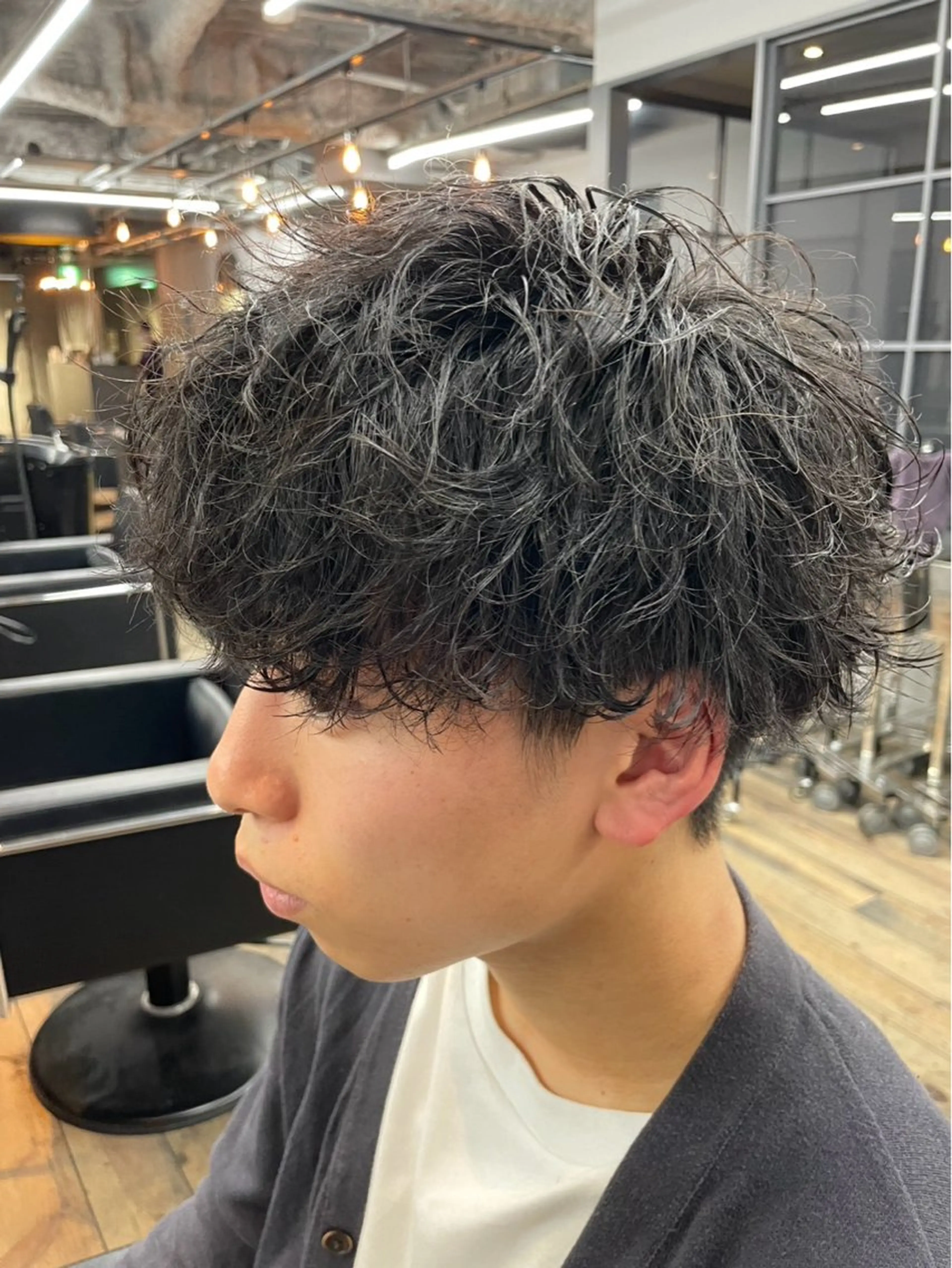 【メンズ限定 スタイル指定あり】カット＋パーマの写真