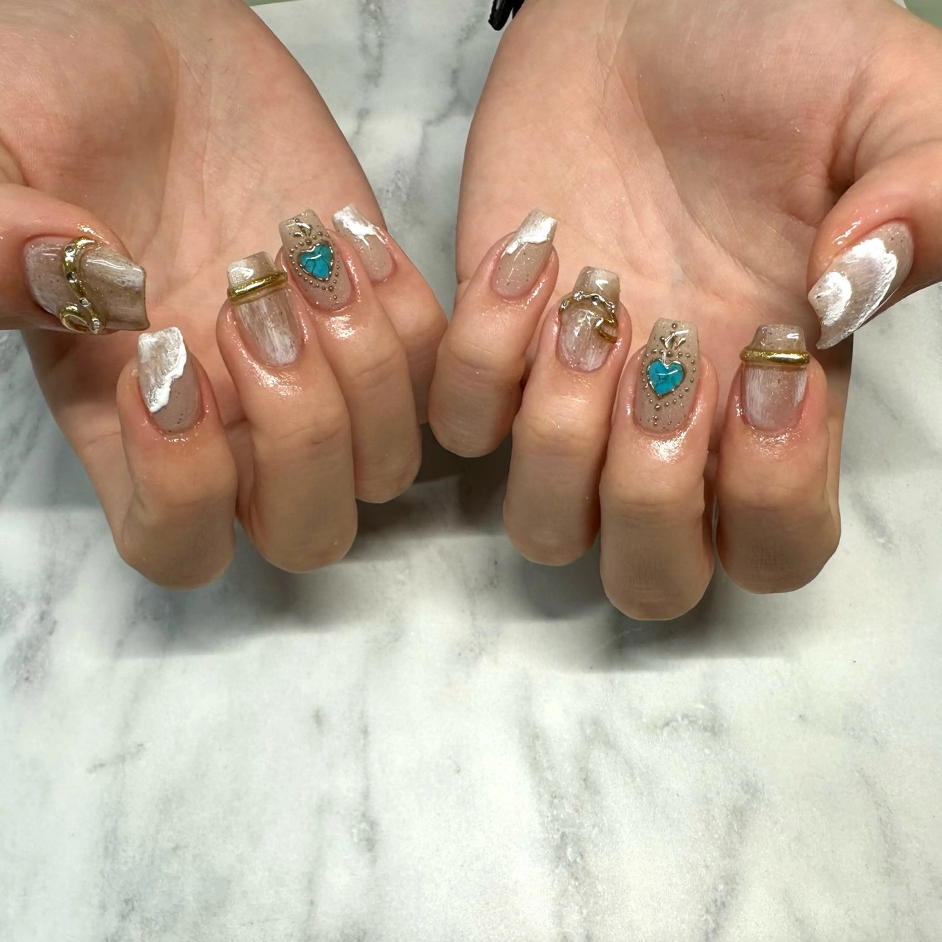 ネイル ハンドネイル Bianca浦和🎀 渋谷のネイルデザイン