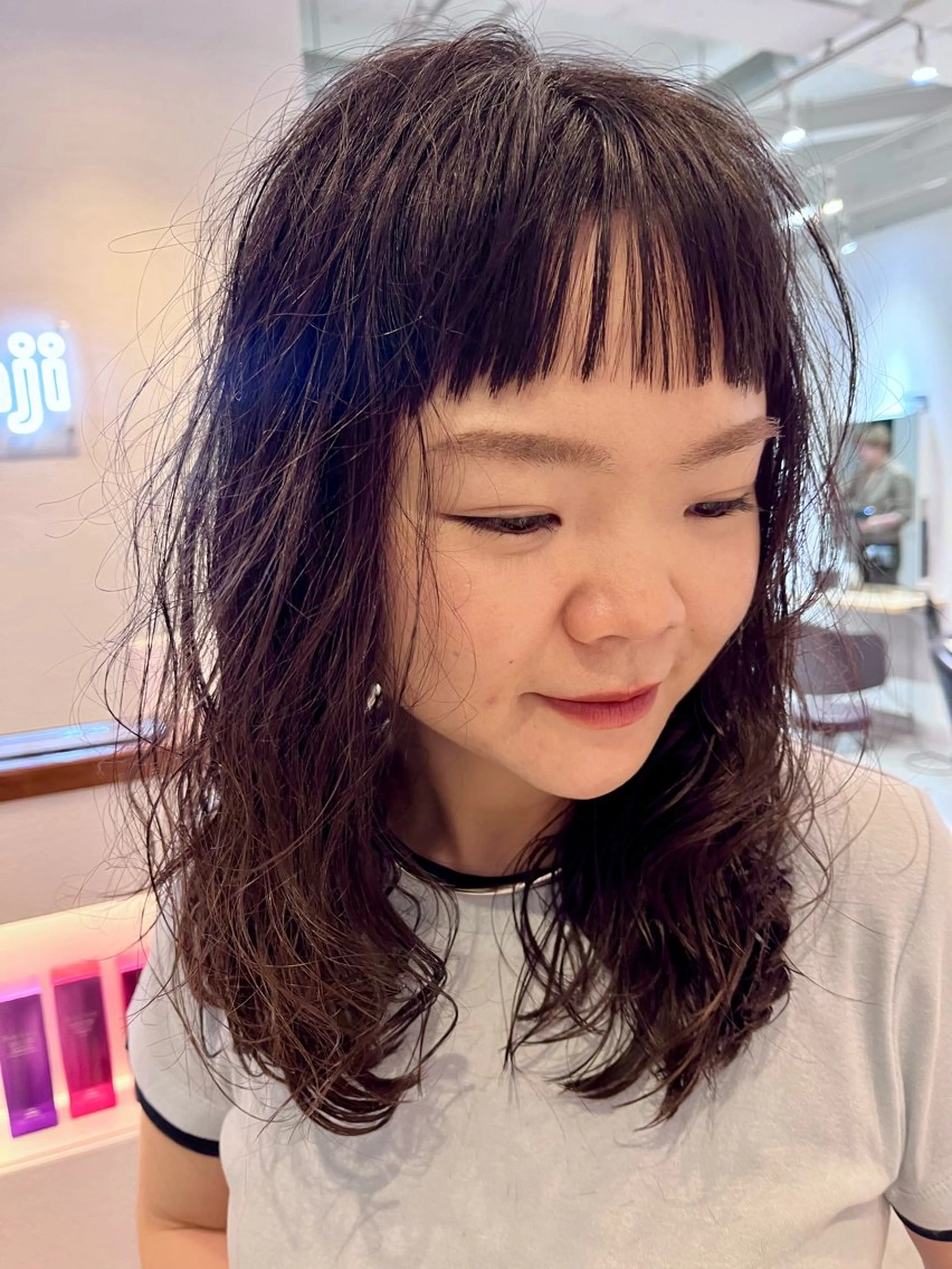 ロング パーマ カット パーマ ヘッドスパ トレンドパーマ☝️ 🌱ショート/緒方椋のヘアスタイル