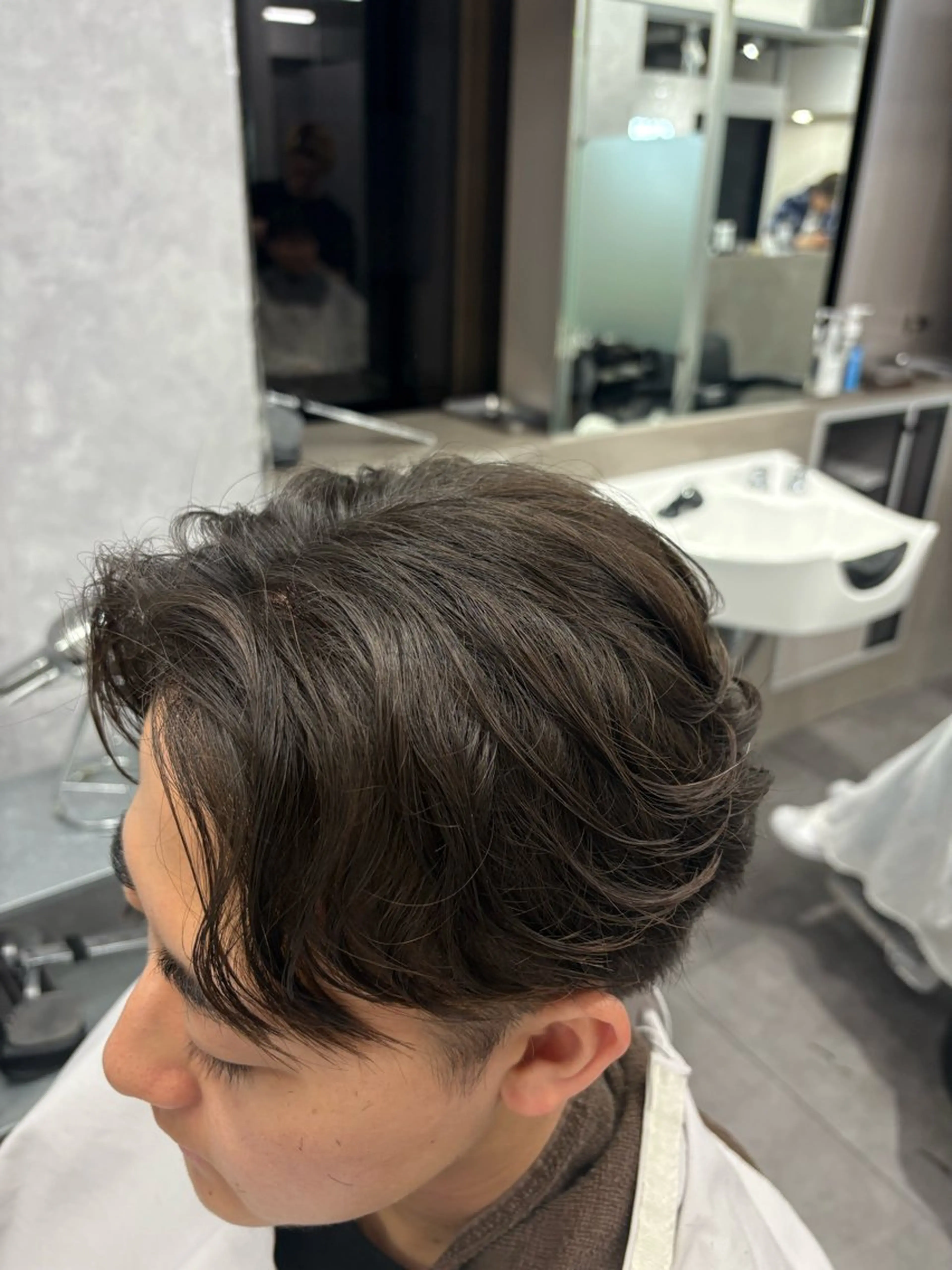 ショート メンズ カット 本間 颯太のヘアスタイル