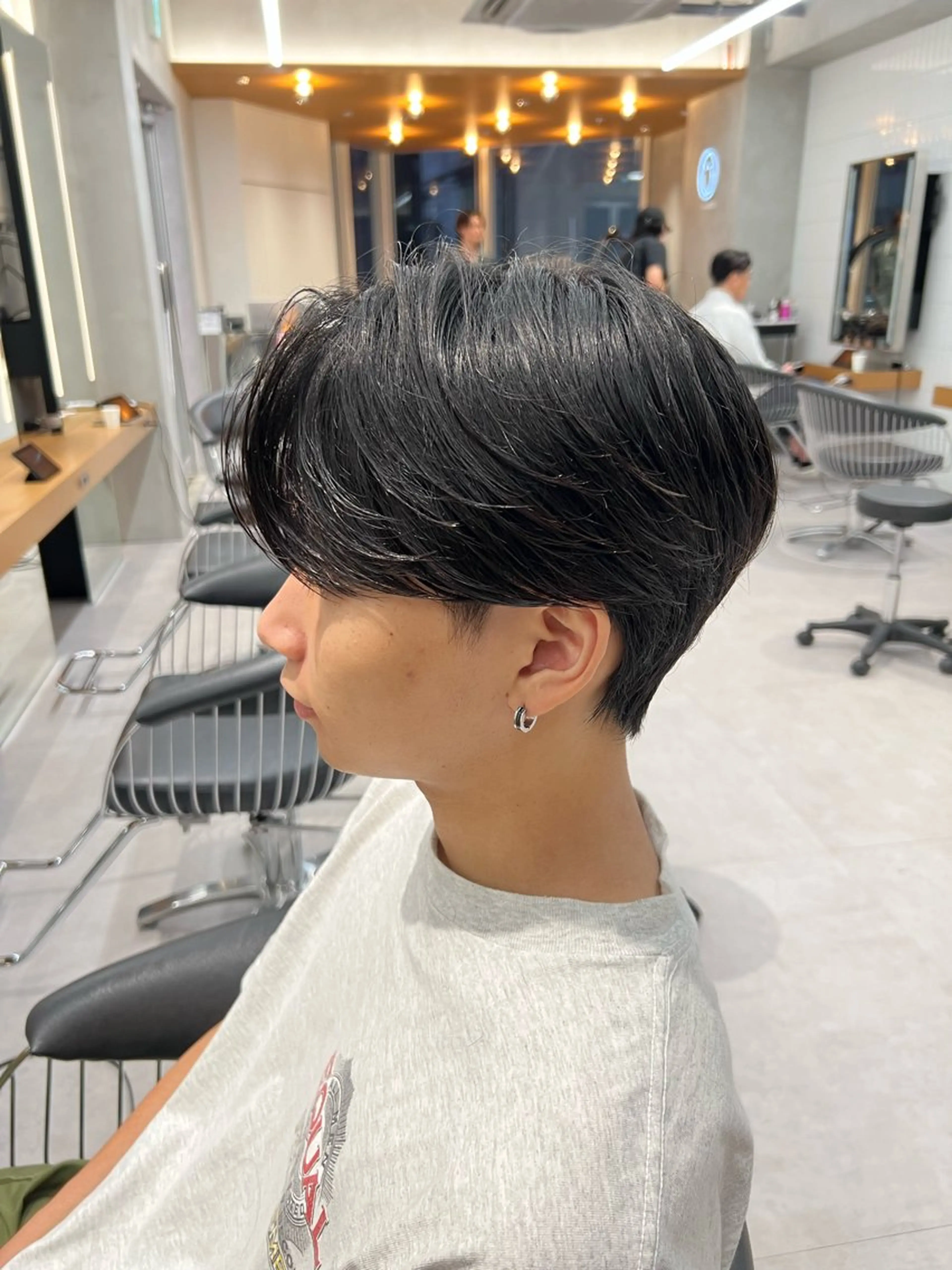 ショート パーマ 豊崎 佑輔のヘアスタイル