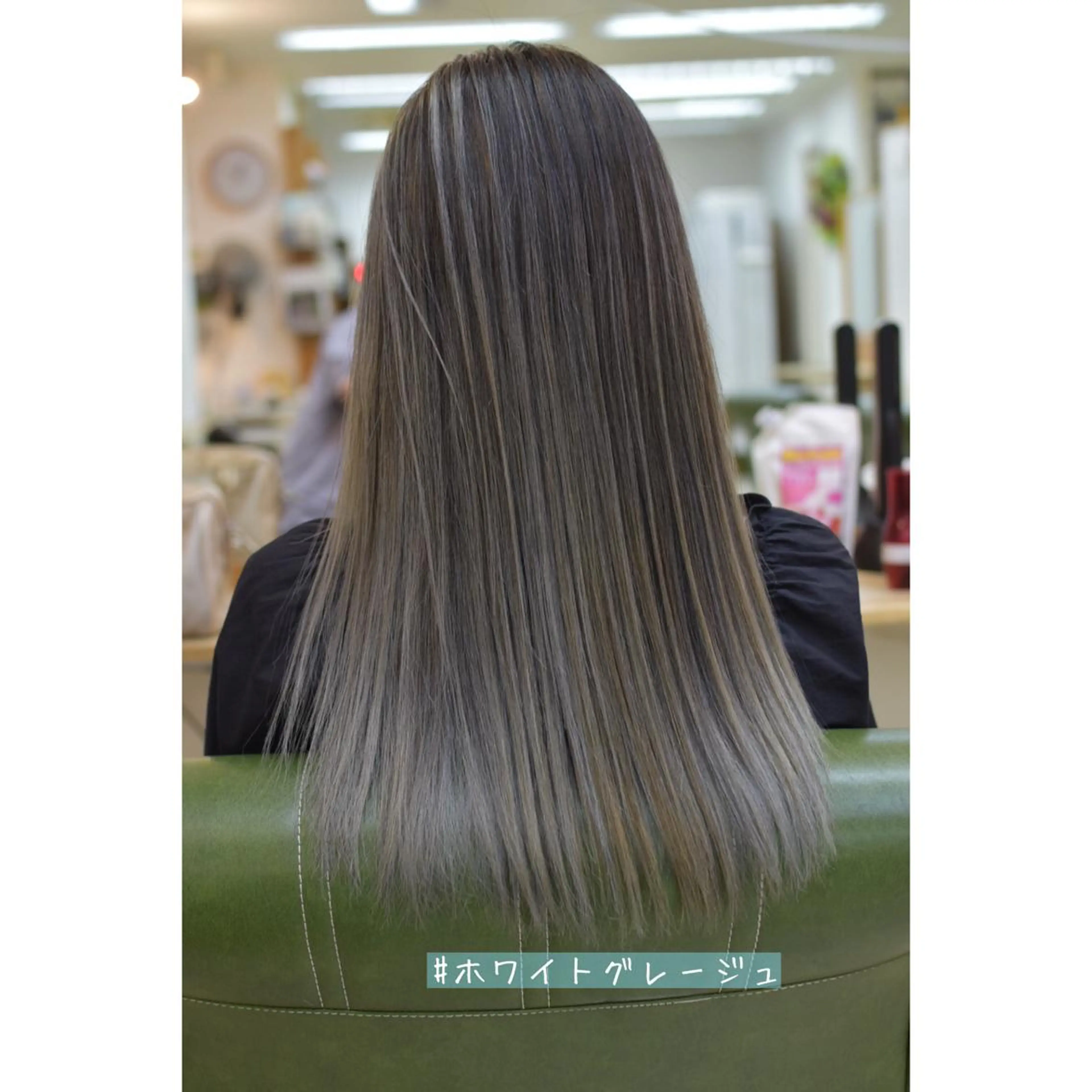 ロング カラー バレイヤージュ レイヤーカット 岩下 葉平(店長)のヘアスタイル