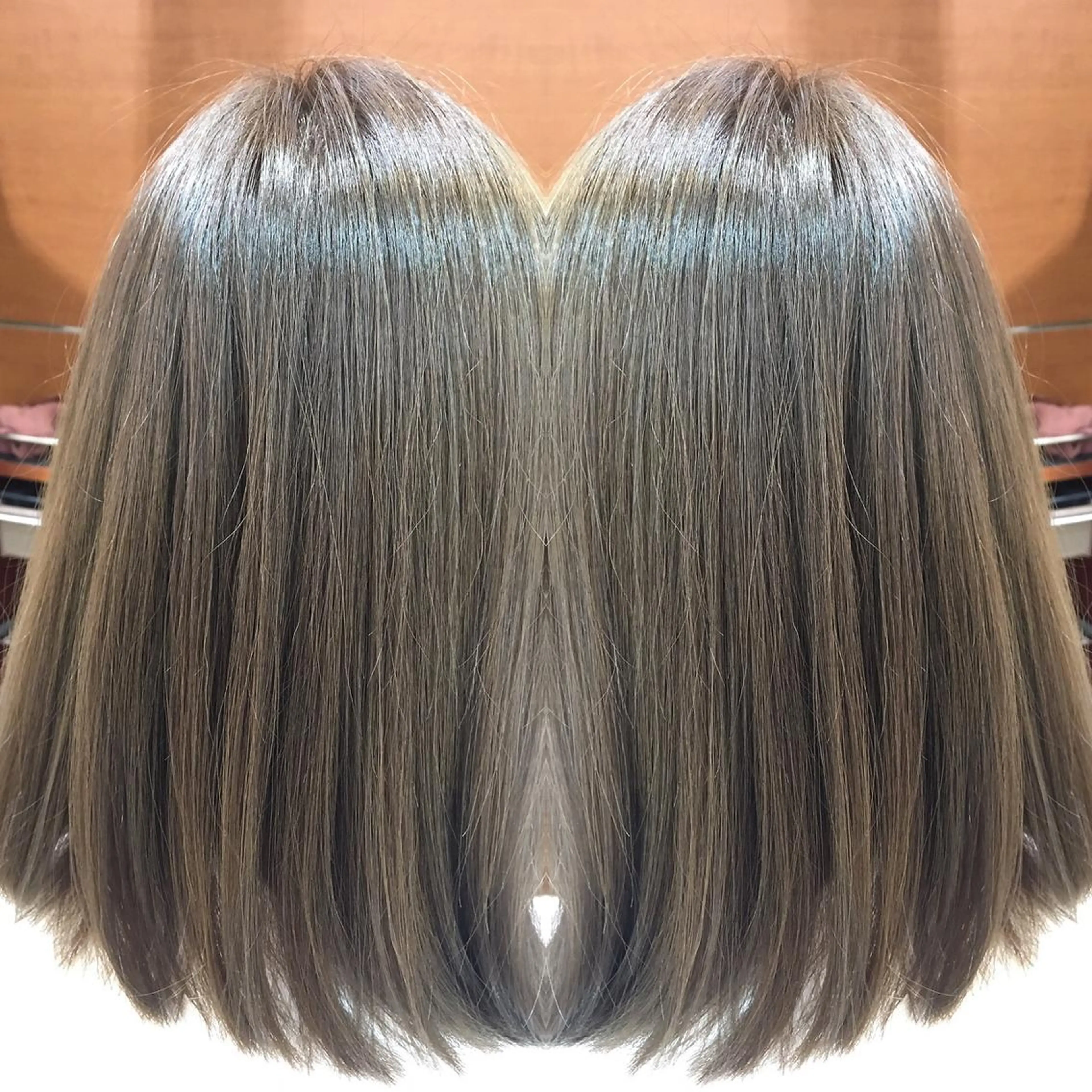 セミロング セミロングパーマ カット 縮毛矯正 トリートメント コテ巻き風パーマ/ 髪質改善/河島恭平のヘアスタイル