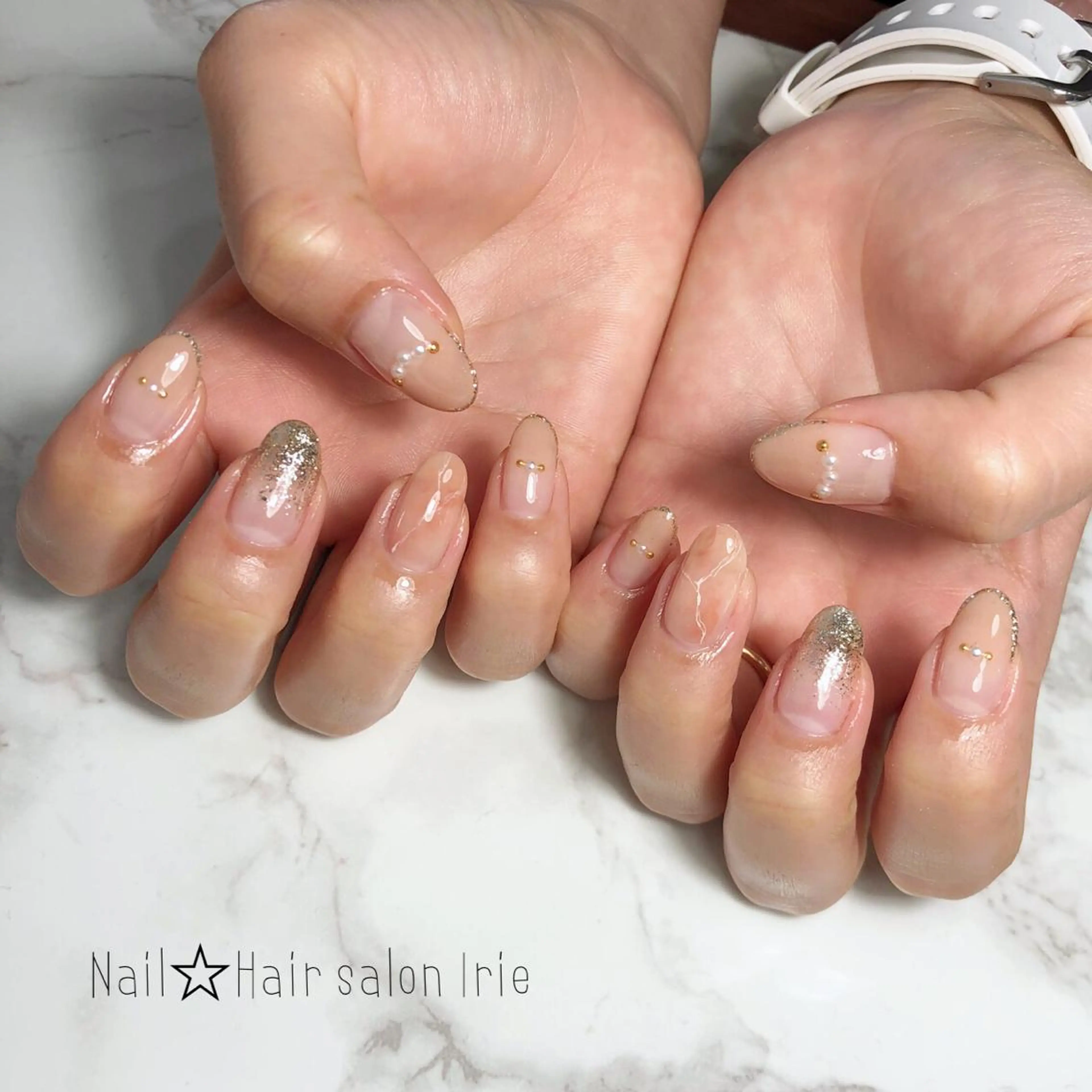 ネイル ハンドネイル Hair salon Irie所属・與儀 知佳のネイルデザイン