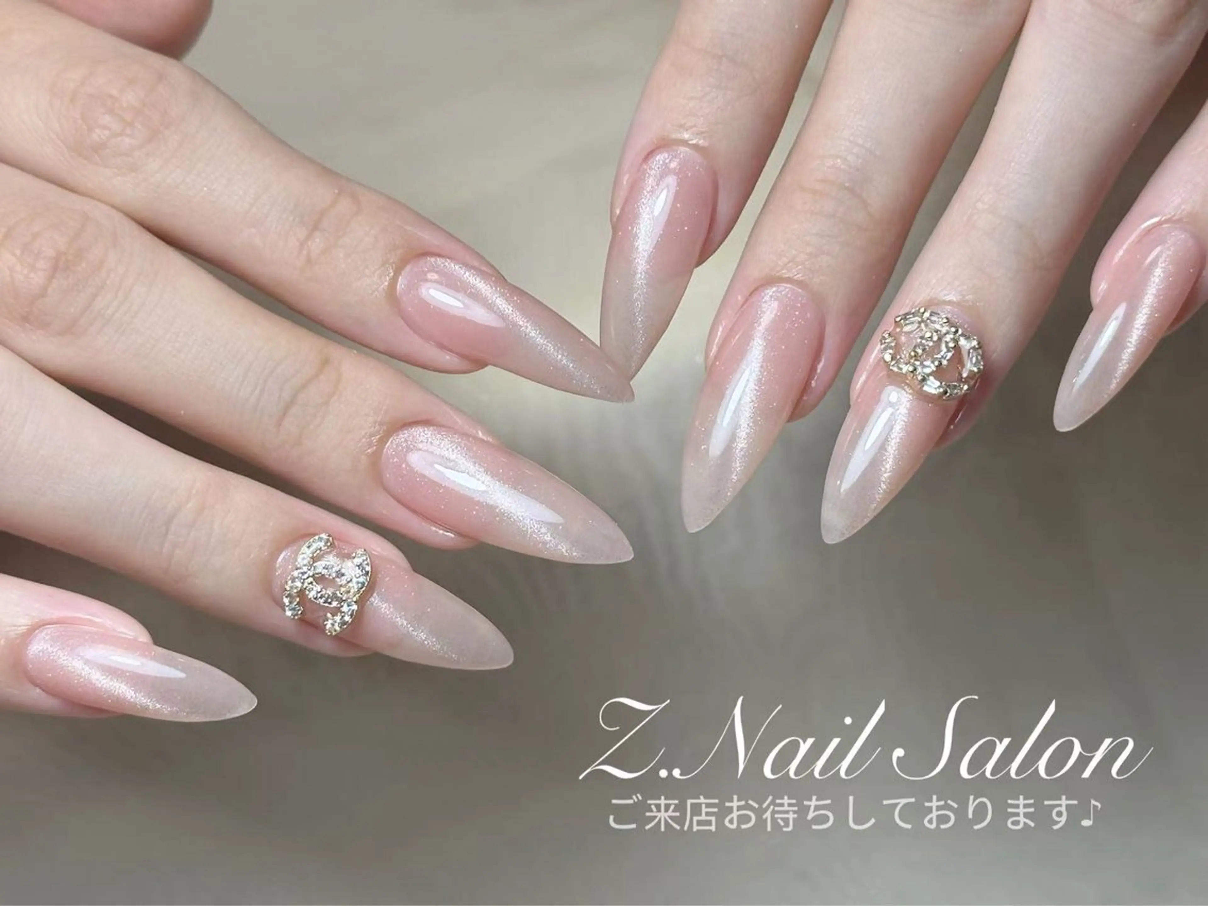 ネイル Z.Nail_ 長さだし練習専用のネイルデザイン