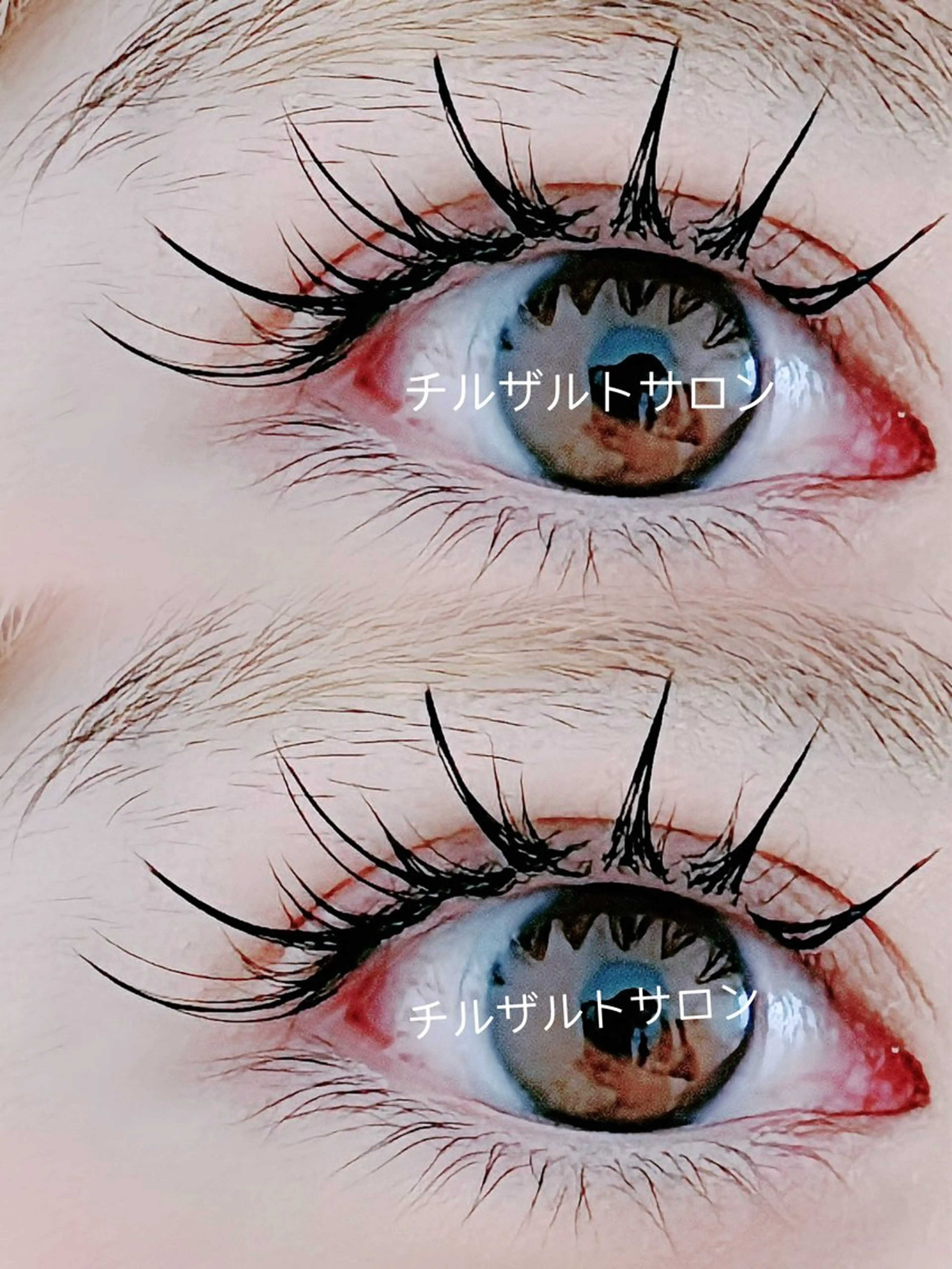 マツエク・マツパ 束感まつ毛 フラットラッシュ マツエク あや🥑 チルザルトサロンのマツエク・マツパデザイン