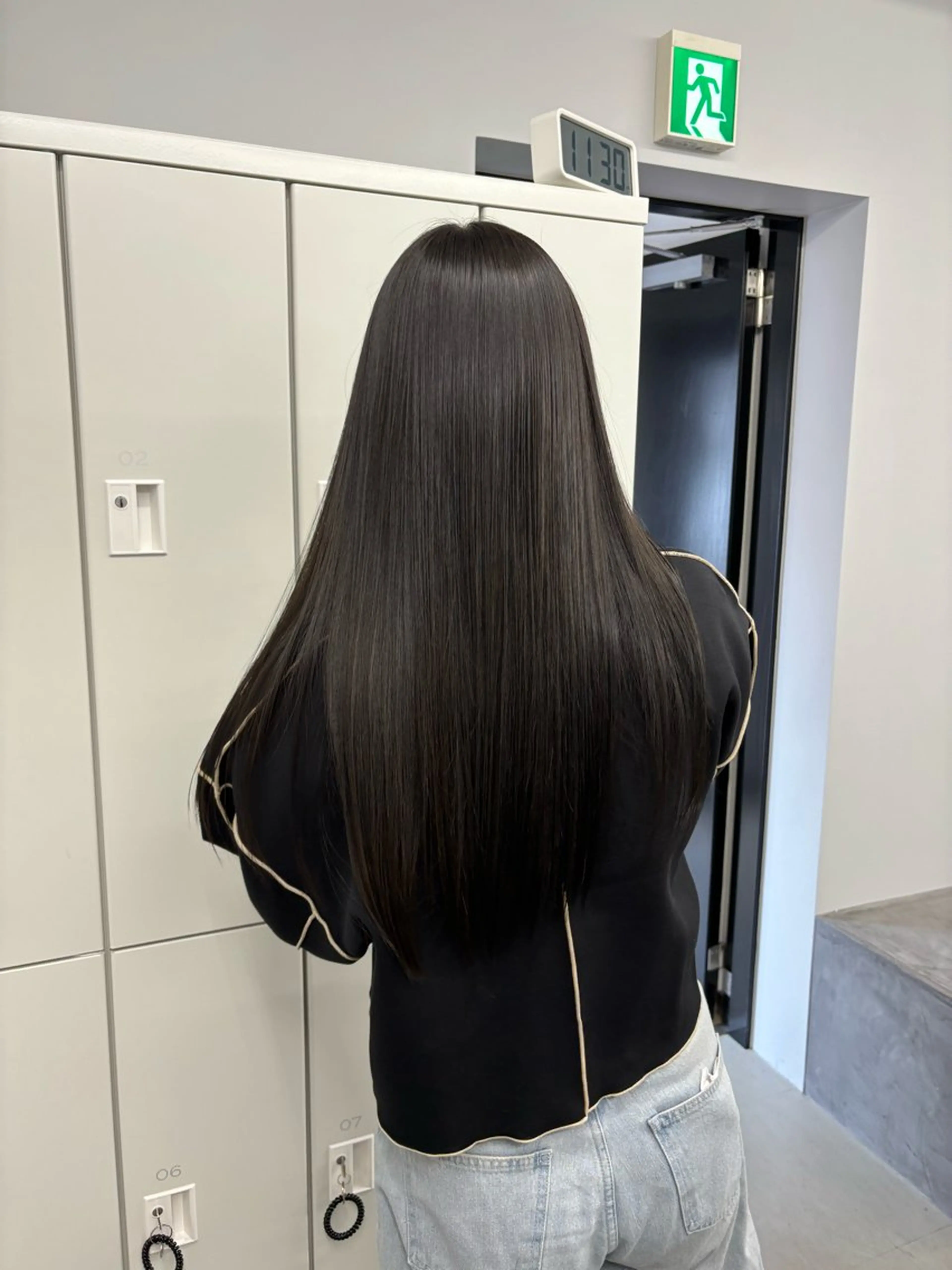 ロング 縮毛矯正 ROCCO east / りんなのヘアスタイル