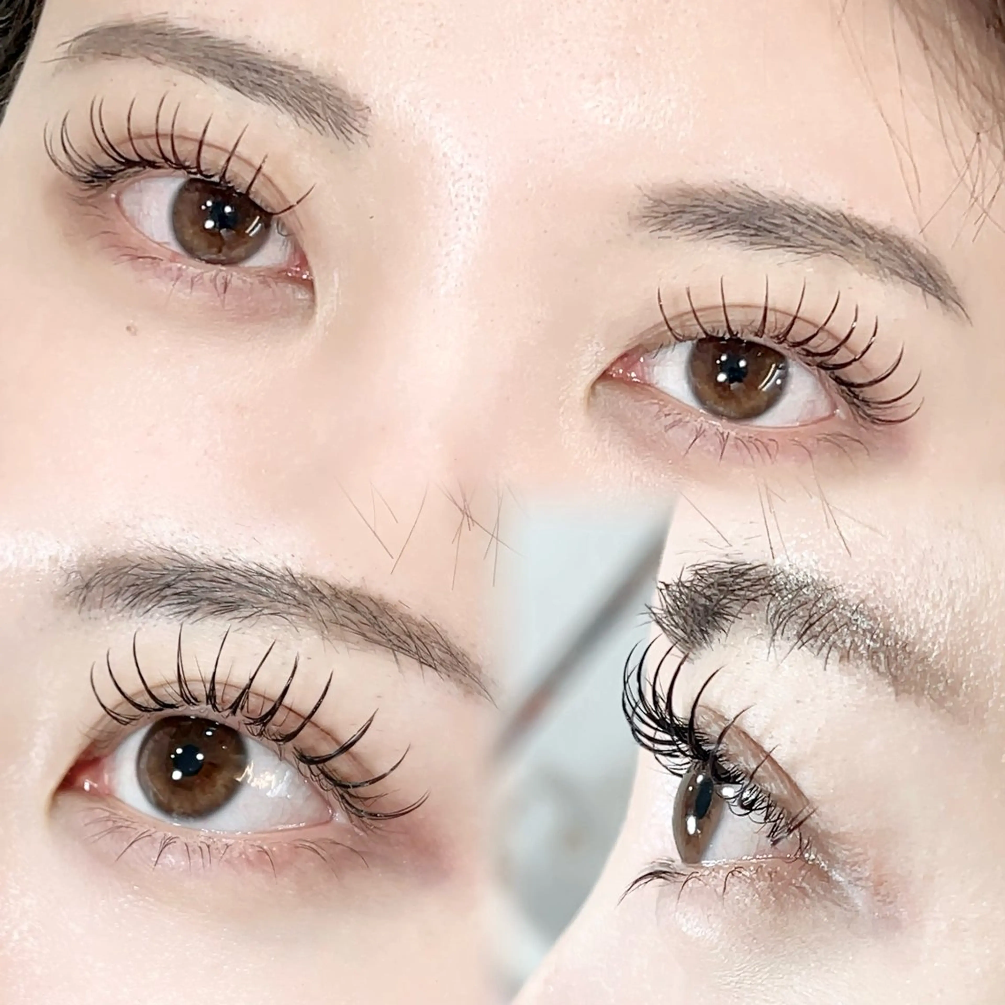 マツエク・マツパ カラーマツエク フラットラッシュ まつげパーマ CERRONE eyelash岩村のマツエク・マツパデザイン