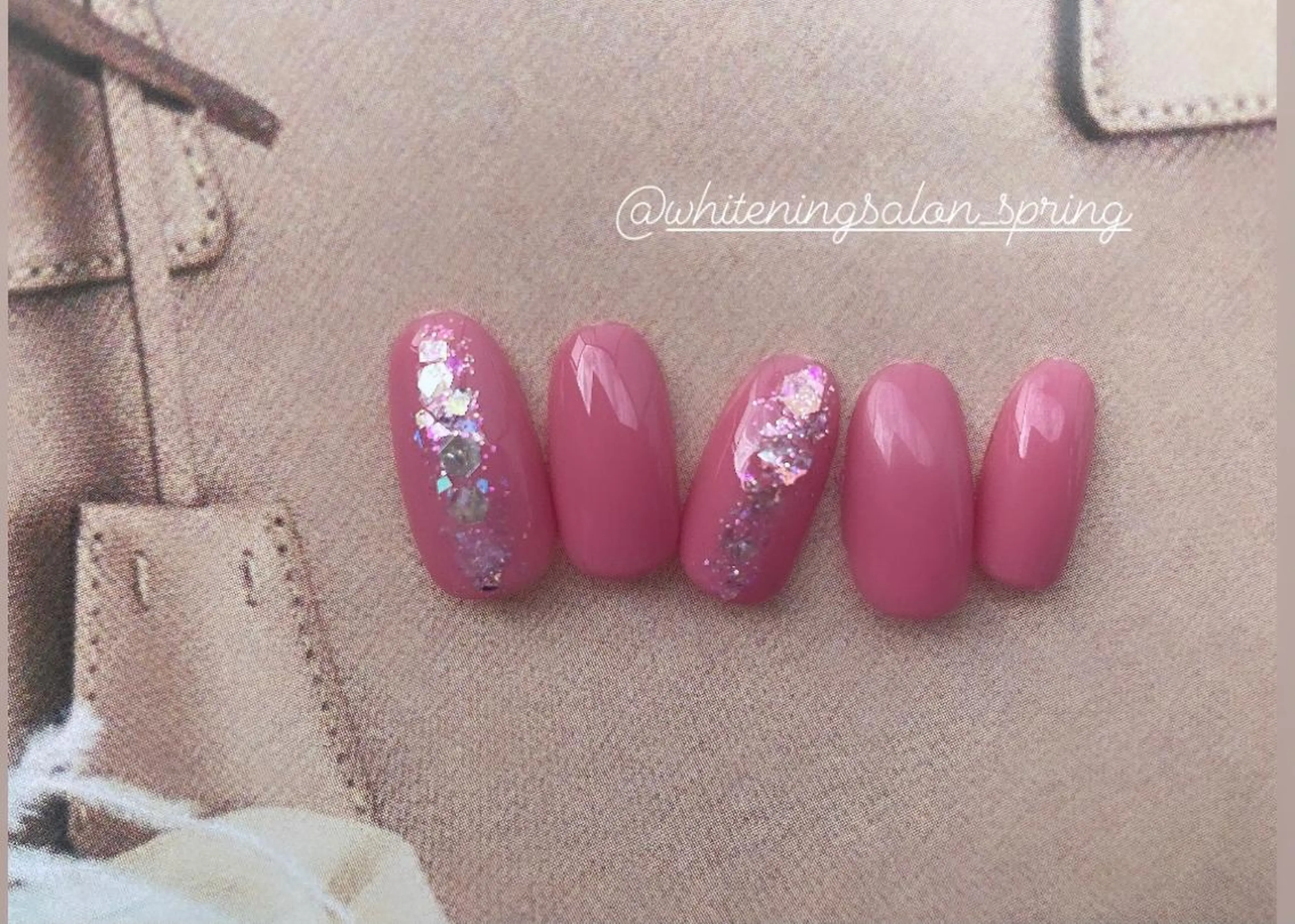 ネイル ピンク Nakao Hitomiのネイルデザイン