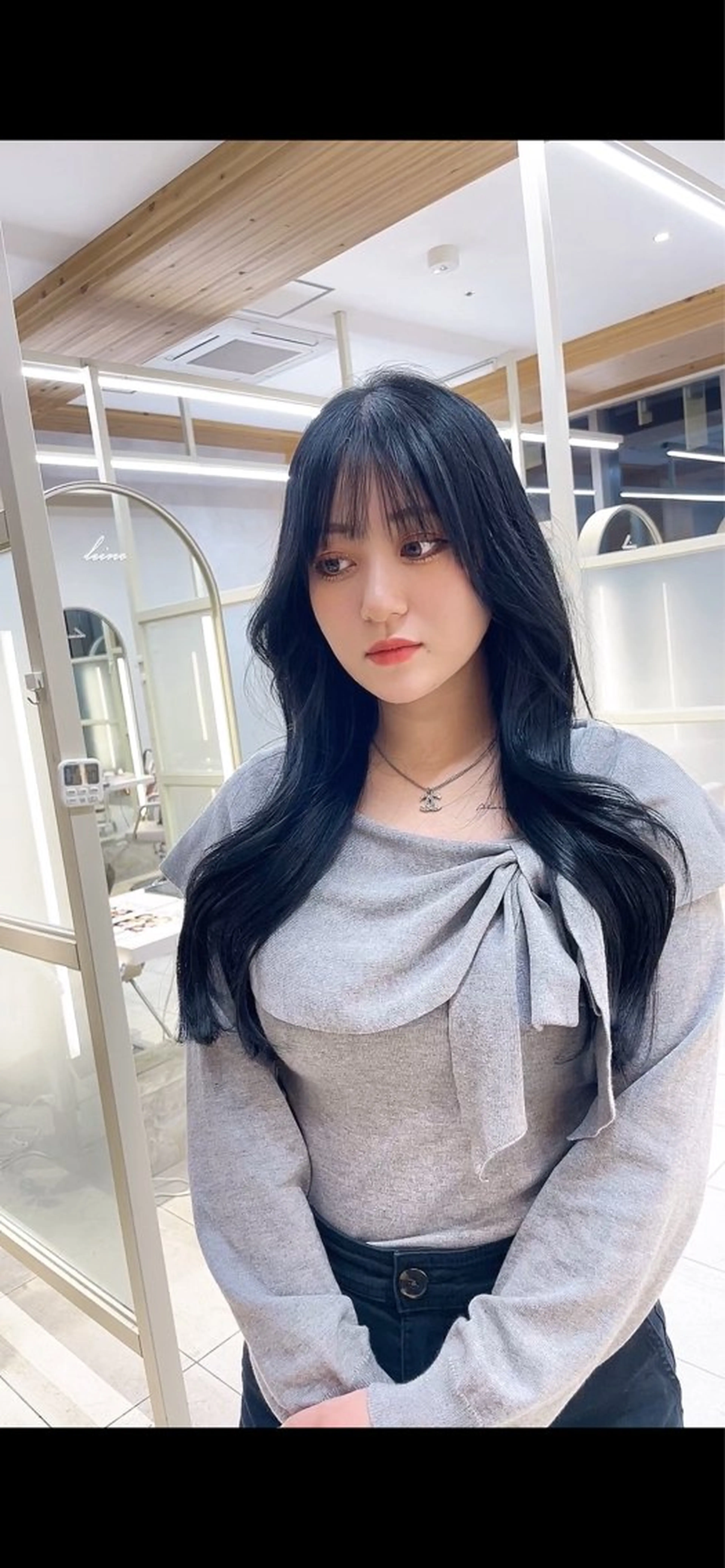 ロング カット ヘアカラー トリートメント レイヤー/顔周り /韓国ヘア/TAKUのヘアスタイル