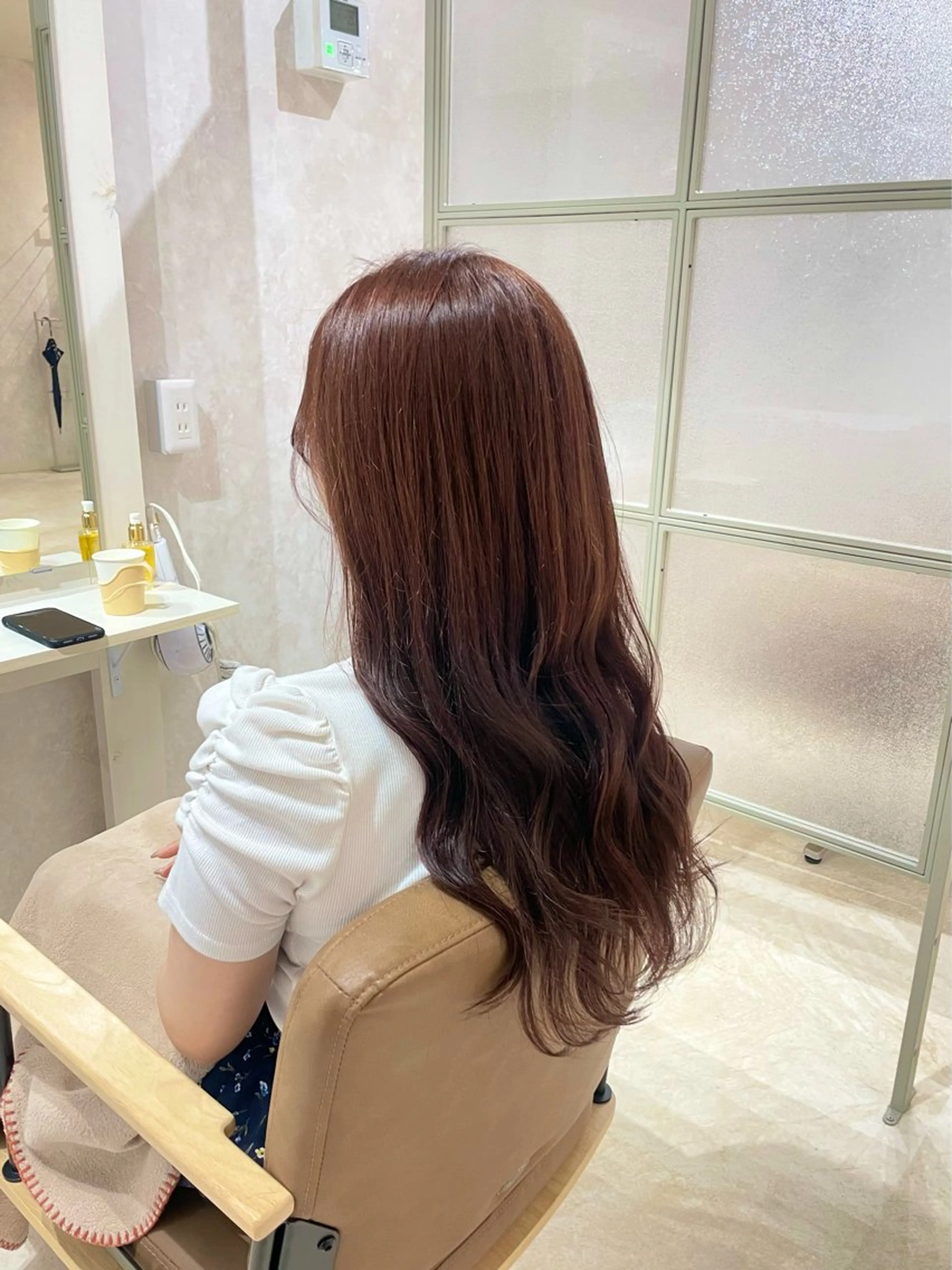 ロング カット ヘアカラー トリートメント ❤︎SAKURA 【Rico】❤︎のヘアスタイル