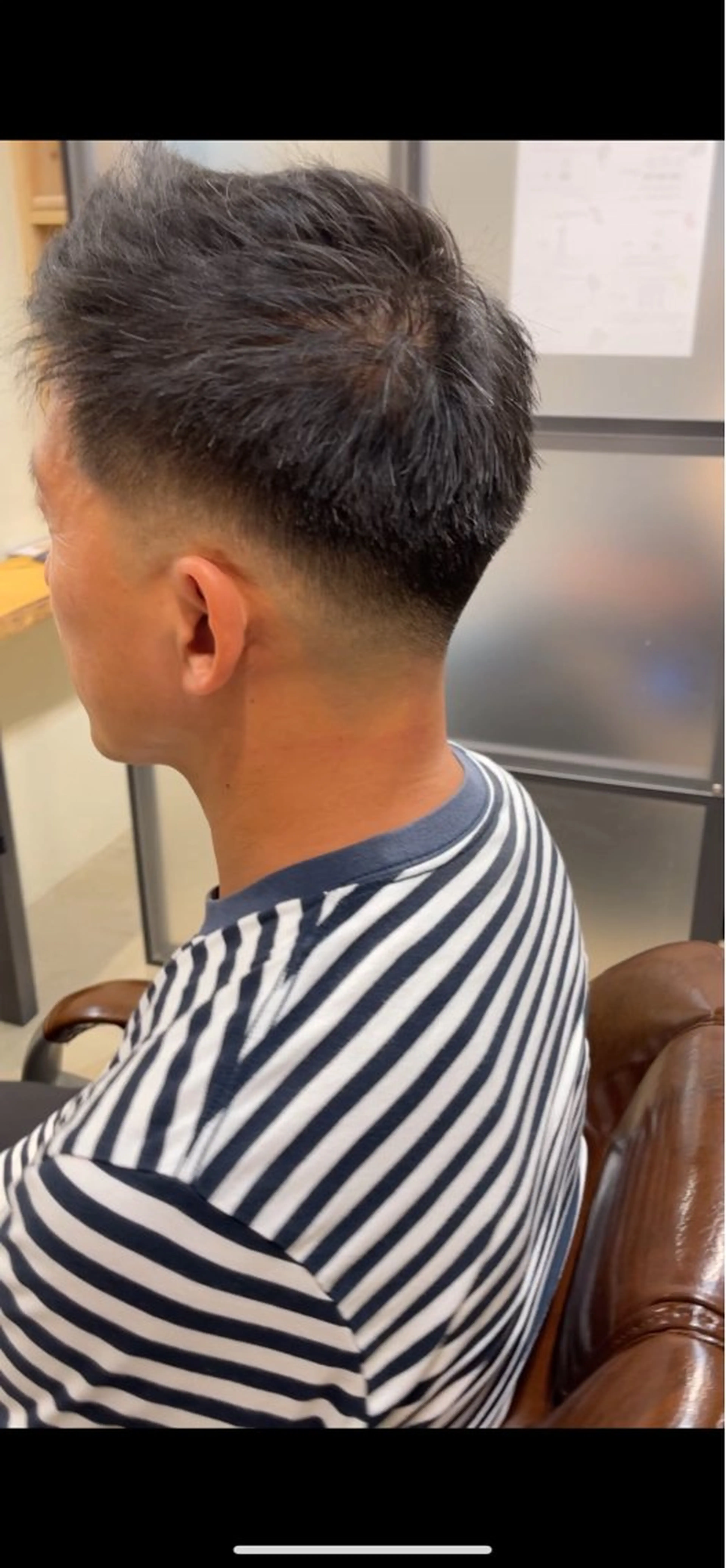 ショート メンズ メンズショート ショートヘア カット 女性理容師 黒岩　さちのヘアスタイル