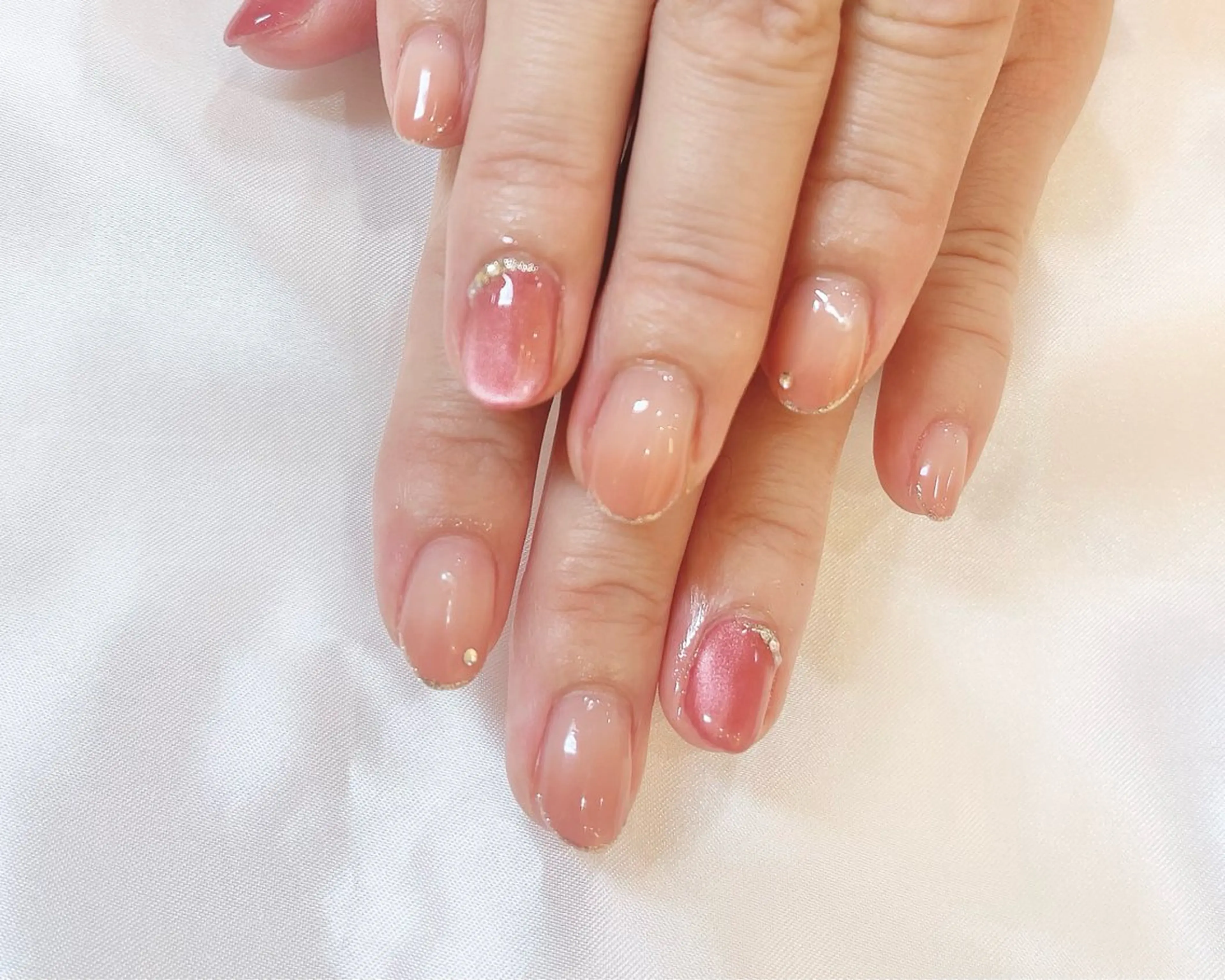 ネイル ピンク ハンドネイル Airis nailのネイルデザイン