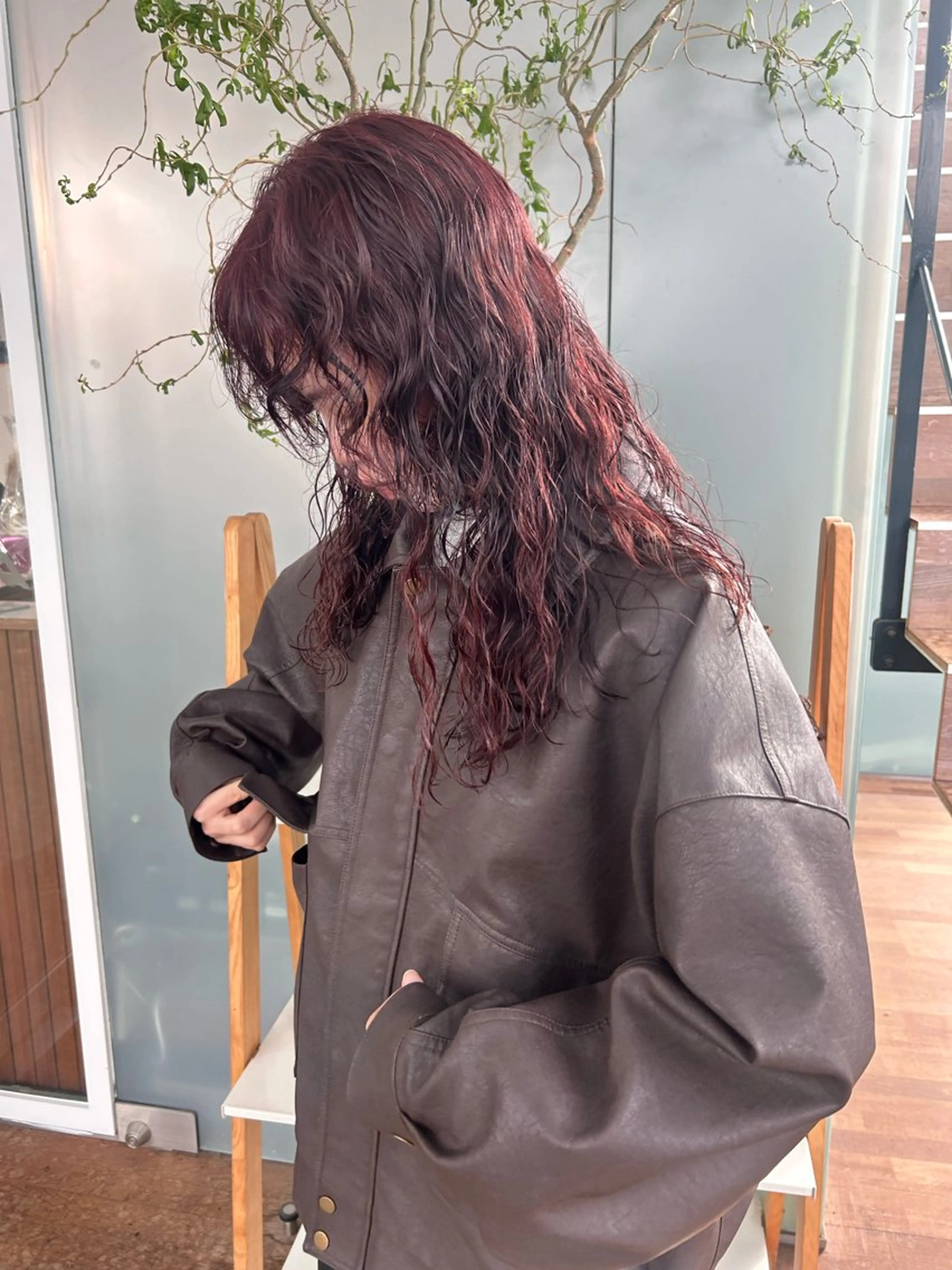 カラー かがやしづ ⭐️ハイトーンのヘアスタイル