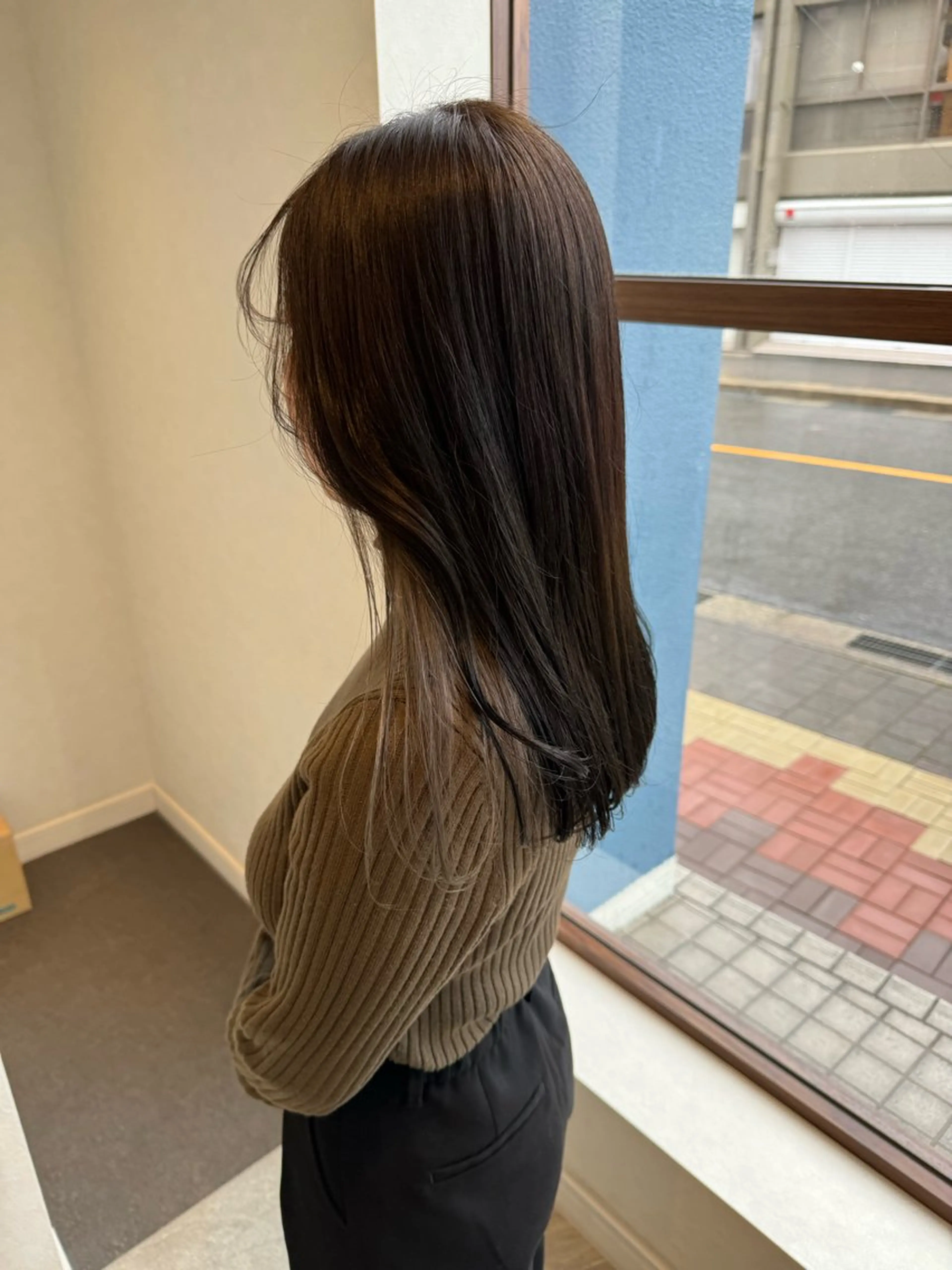 カラー ミツキ/ 透明感カラー/セットのヘアスタイル