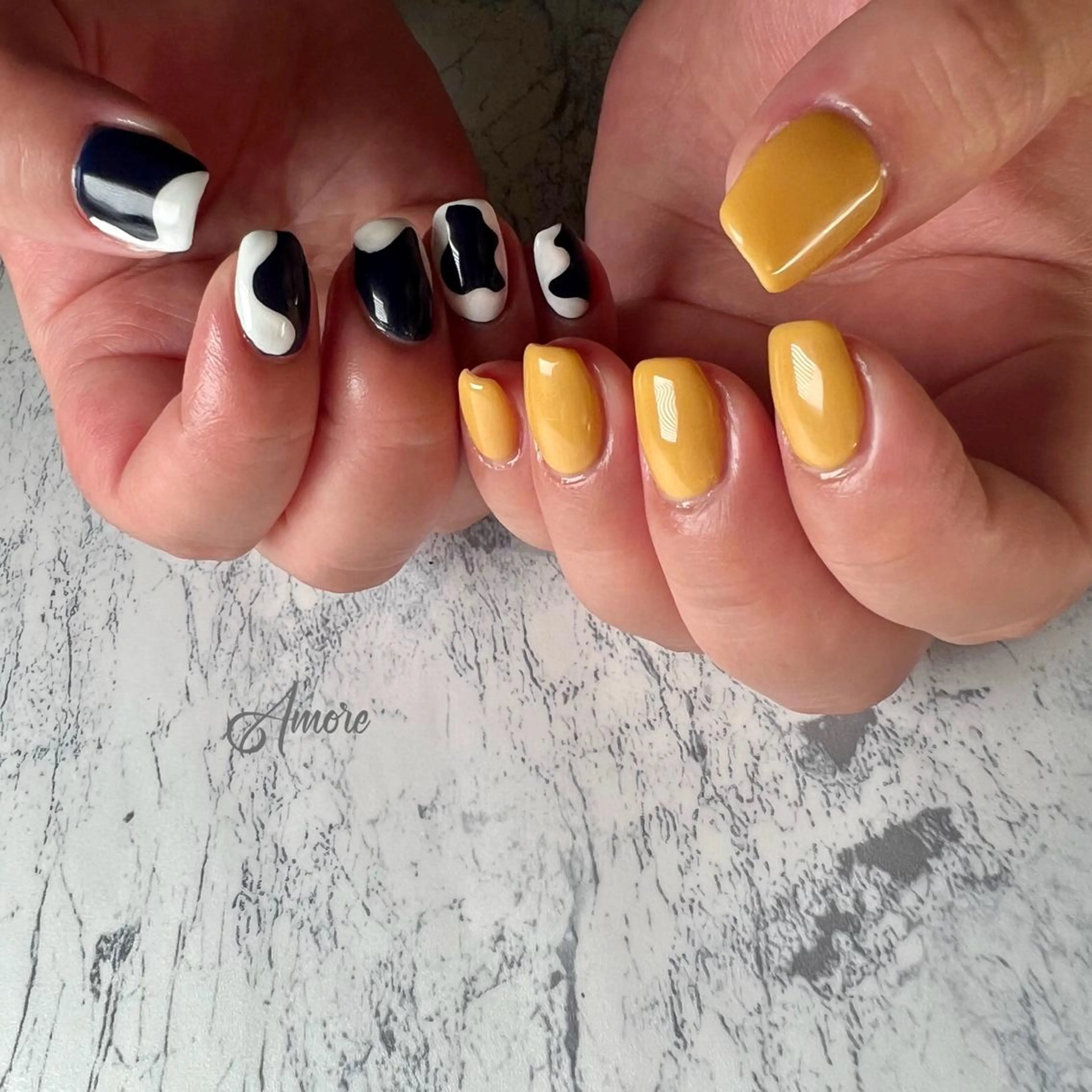 ネイル ジェルネイル 韓国ネイル ミラーネイル オフィスネイル パラジェル You kyehwaのネイルデザイン