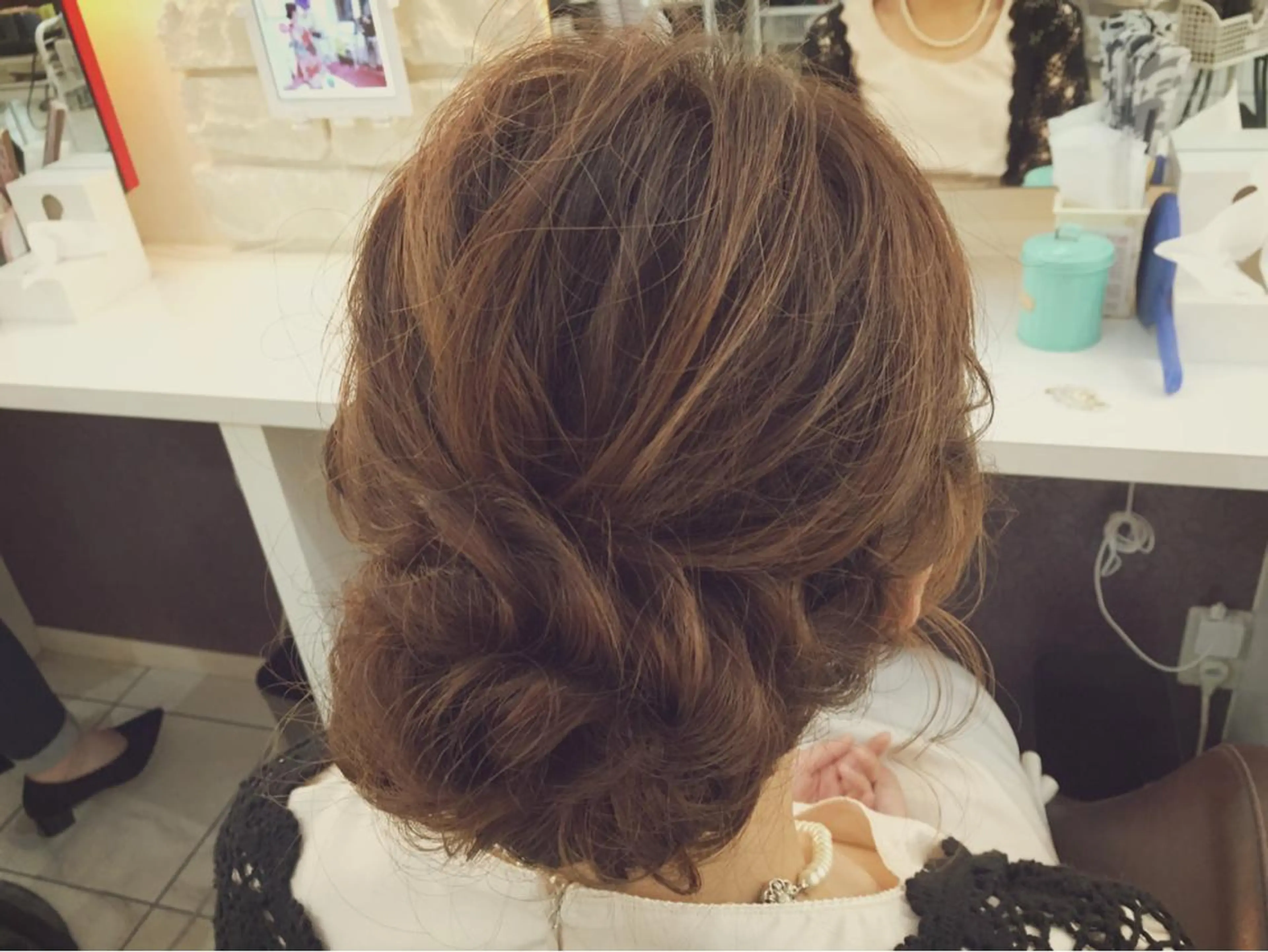 ヘアアレンジ 福永 里奈のヘアスタイル