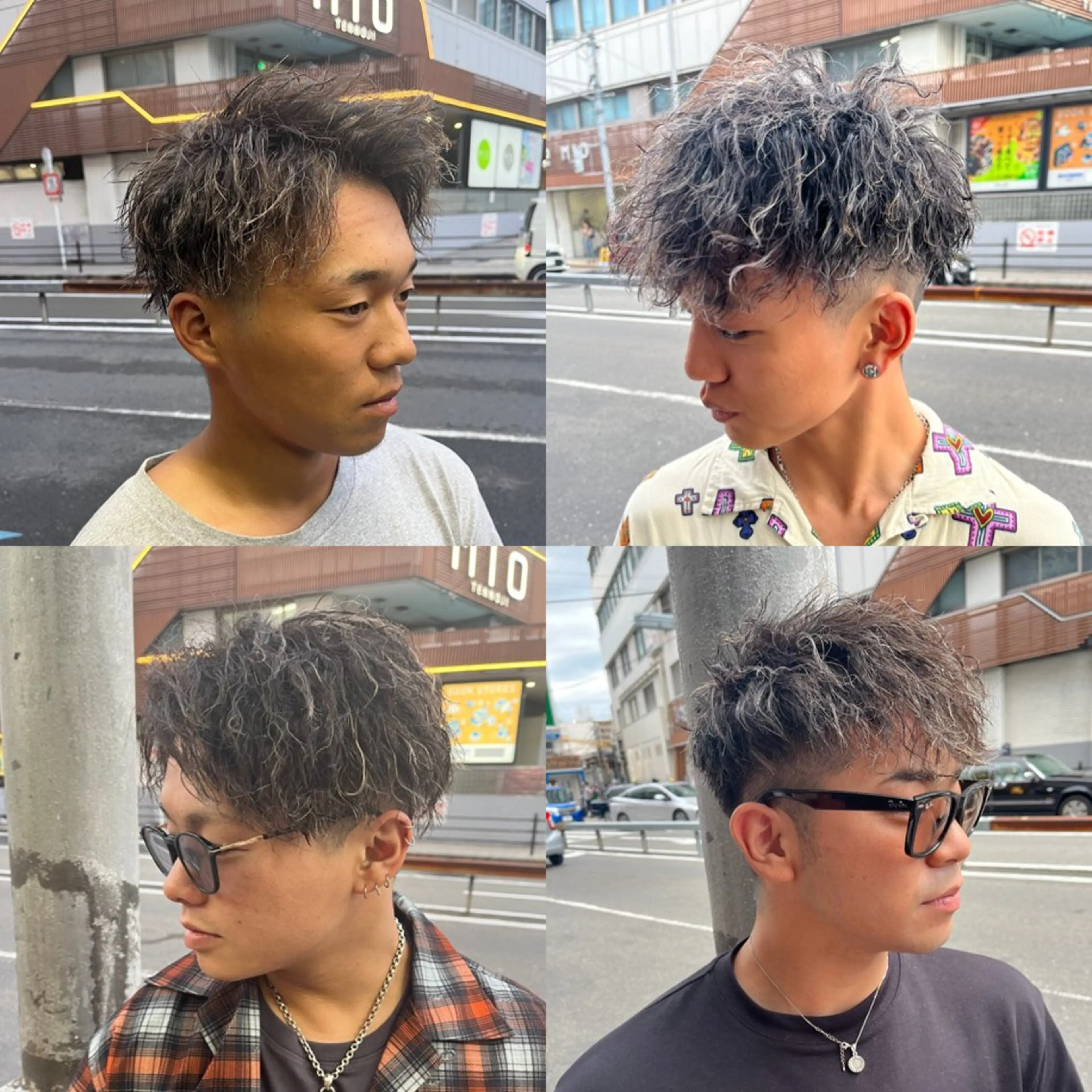 メンズ限定⭐️カット+カラー+パーマ+眉カット【フルコース】メッシュ/ツイスト/フェザーパーマ/プラス料金で可能の写真