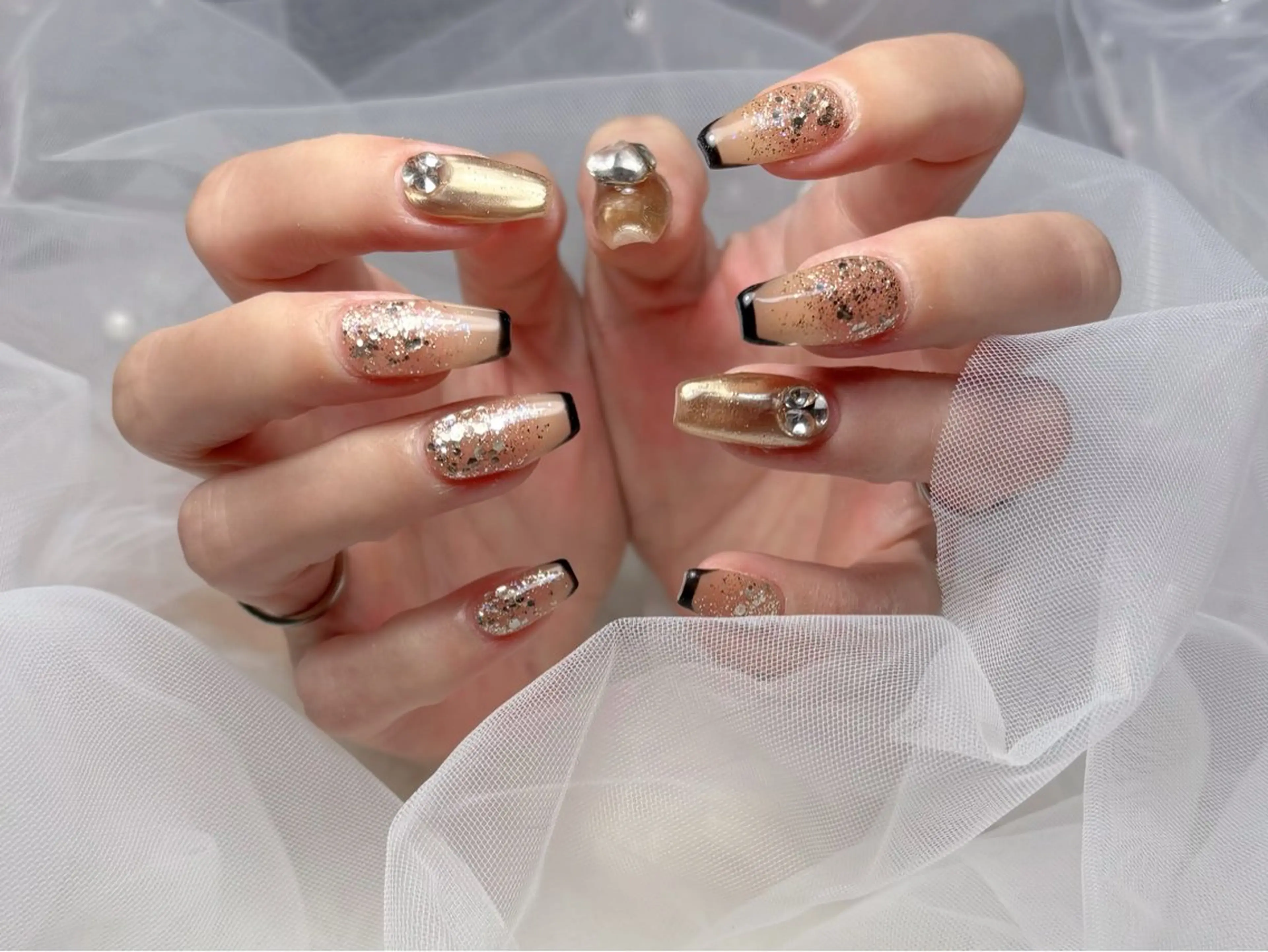 ネイル ハンドネイル 肥後joieange 心斎橋店のネイルデザイン