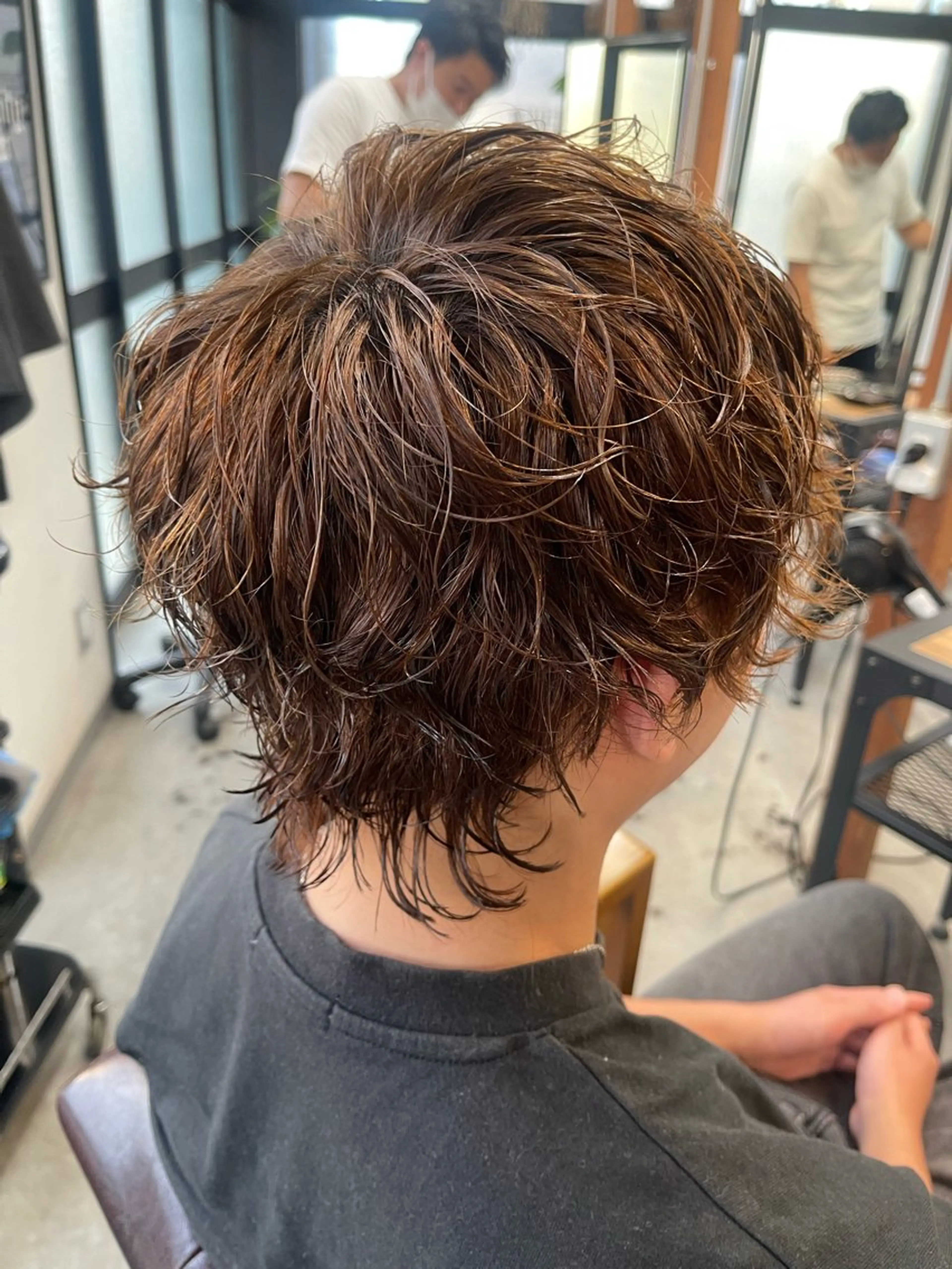 パーマ メンズ ｼﾉｻﾞｷ ｷﾅのヘアスタイル