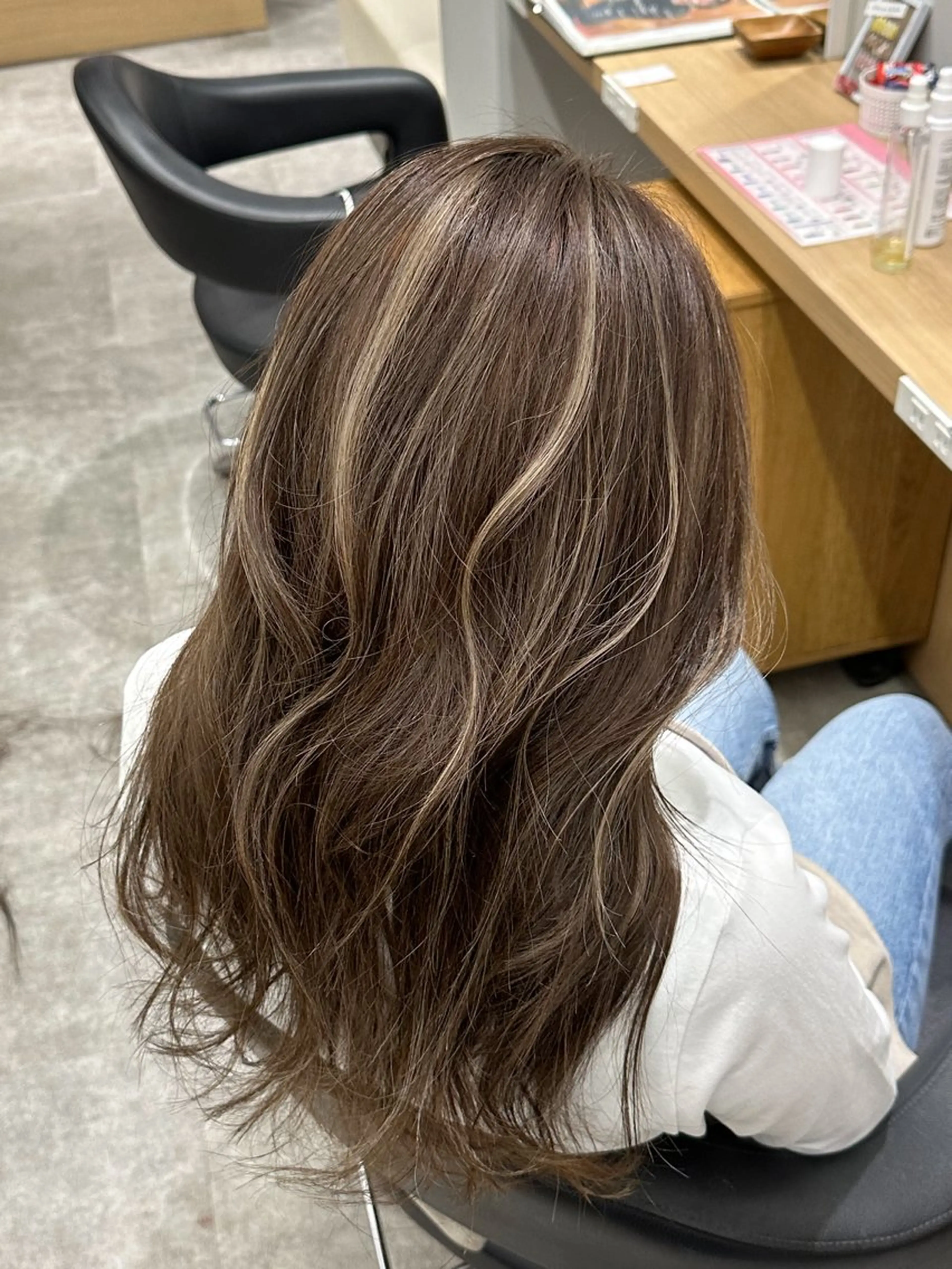 ミディアム 3Dハイライト ハイライト AVANCE.京橋店所属・美髪🫧ブリーチ/ デザイン/永田汰伊智のヘアスタイル