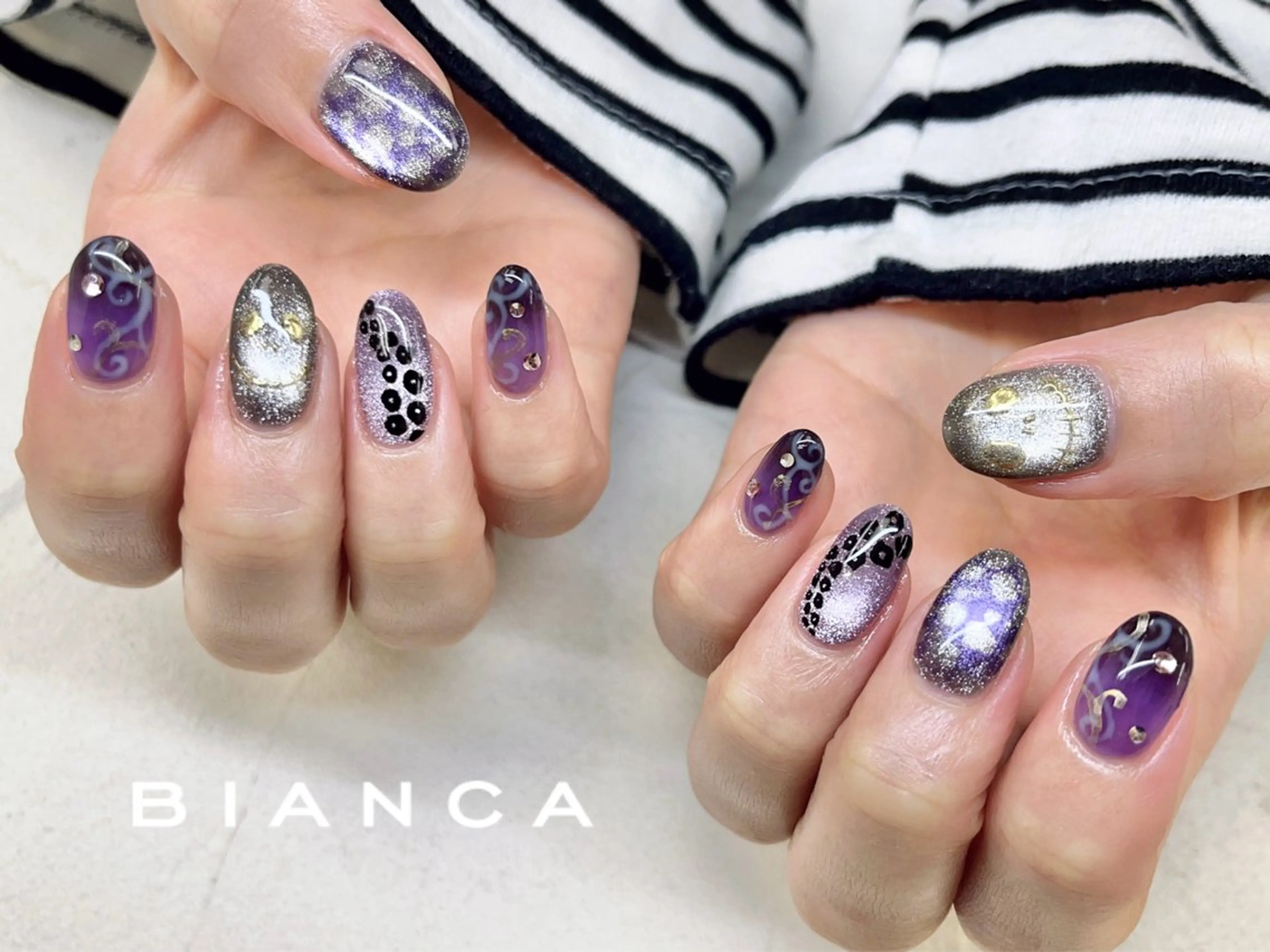 ネイル ハロウィン 持ち込み ハンドネイル Silk by Bianca*森澤のネイルデザイン