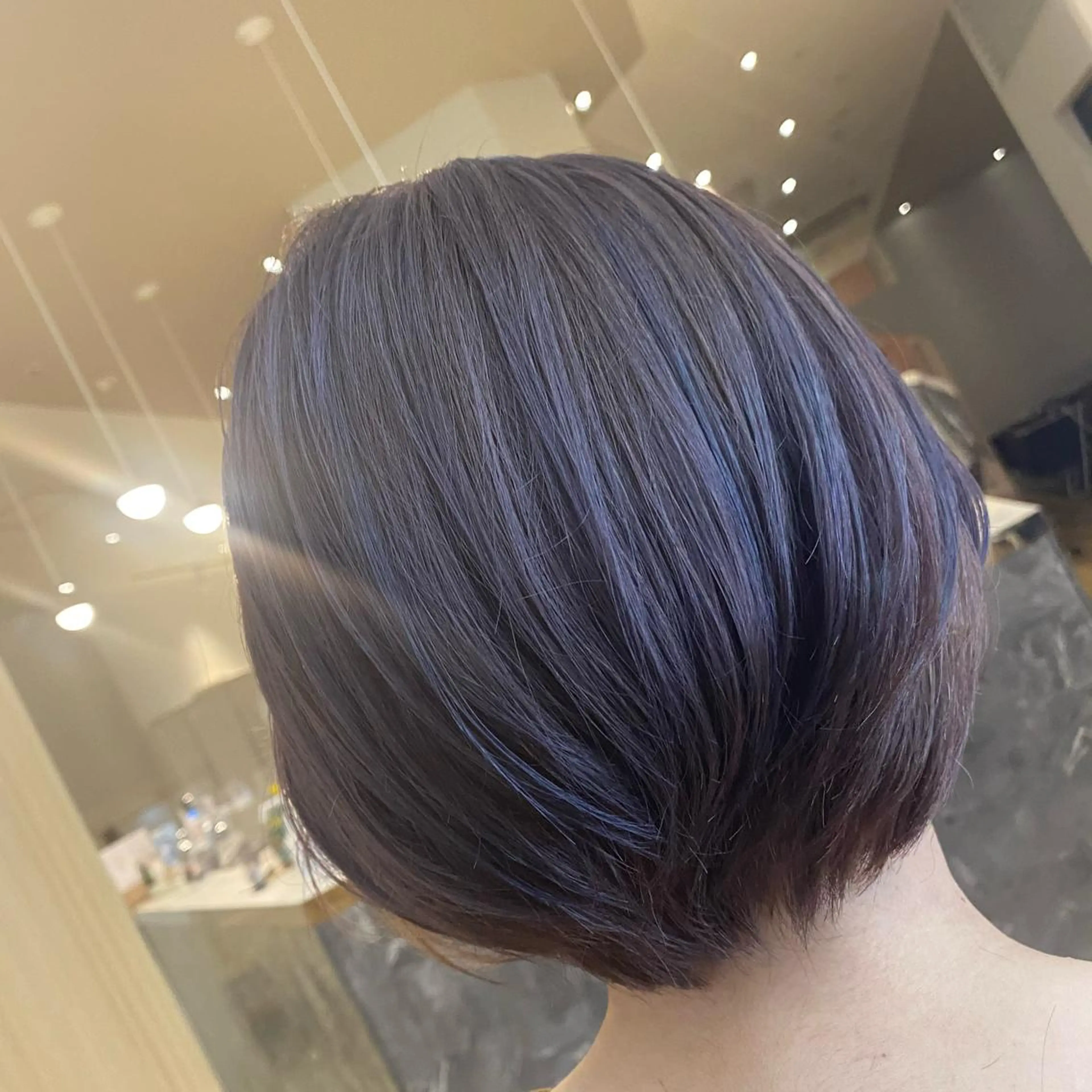 ショート カラー ラベンダーカラー ラベンダーグレー カット ヘアカラー ハイトーンヘア/ 島崎　タクミのヘアスタイル