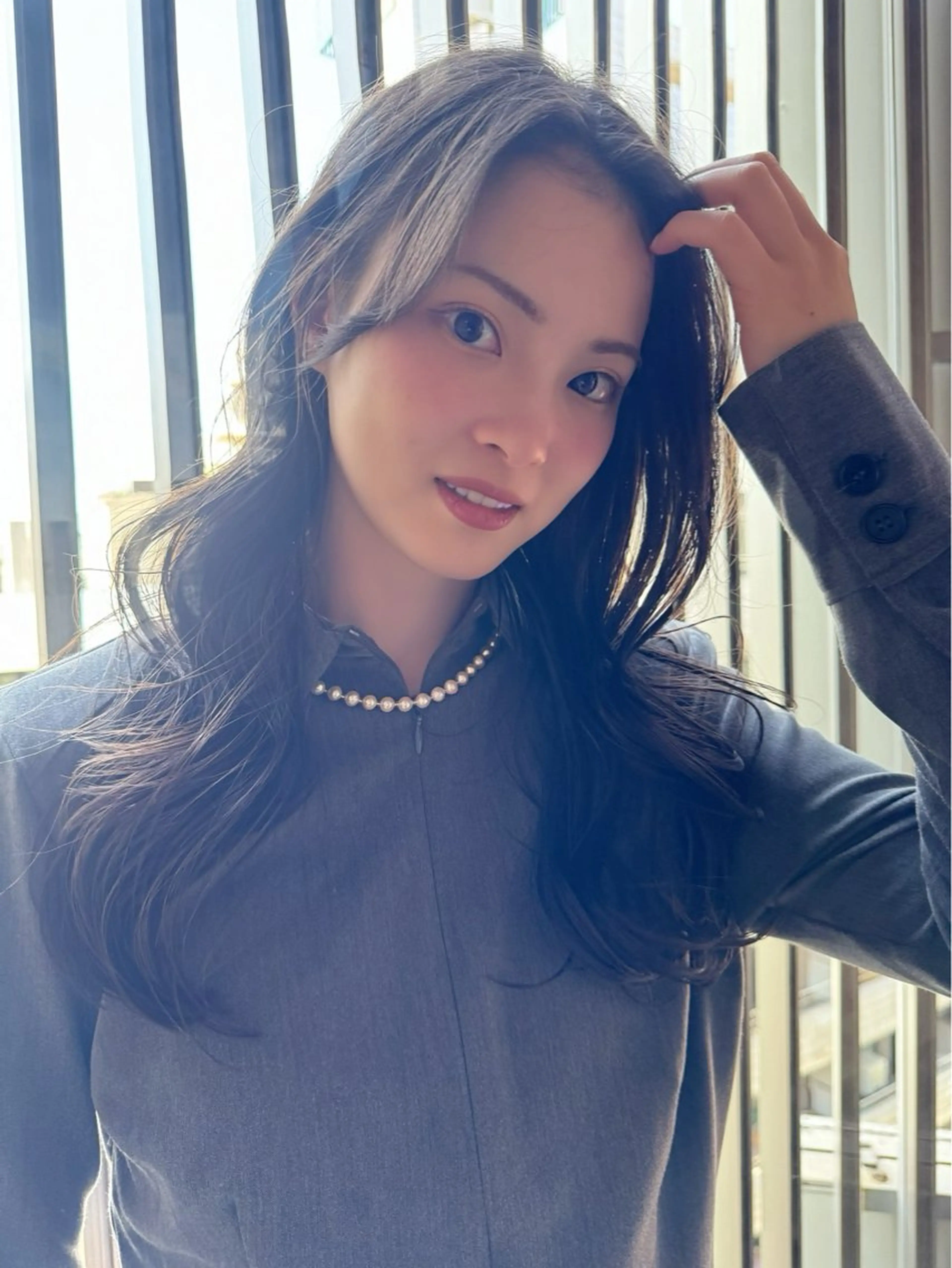 ロング 平 一裕のヘアスタイル