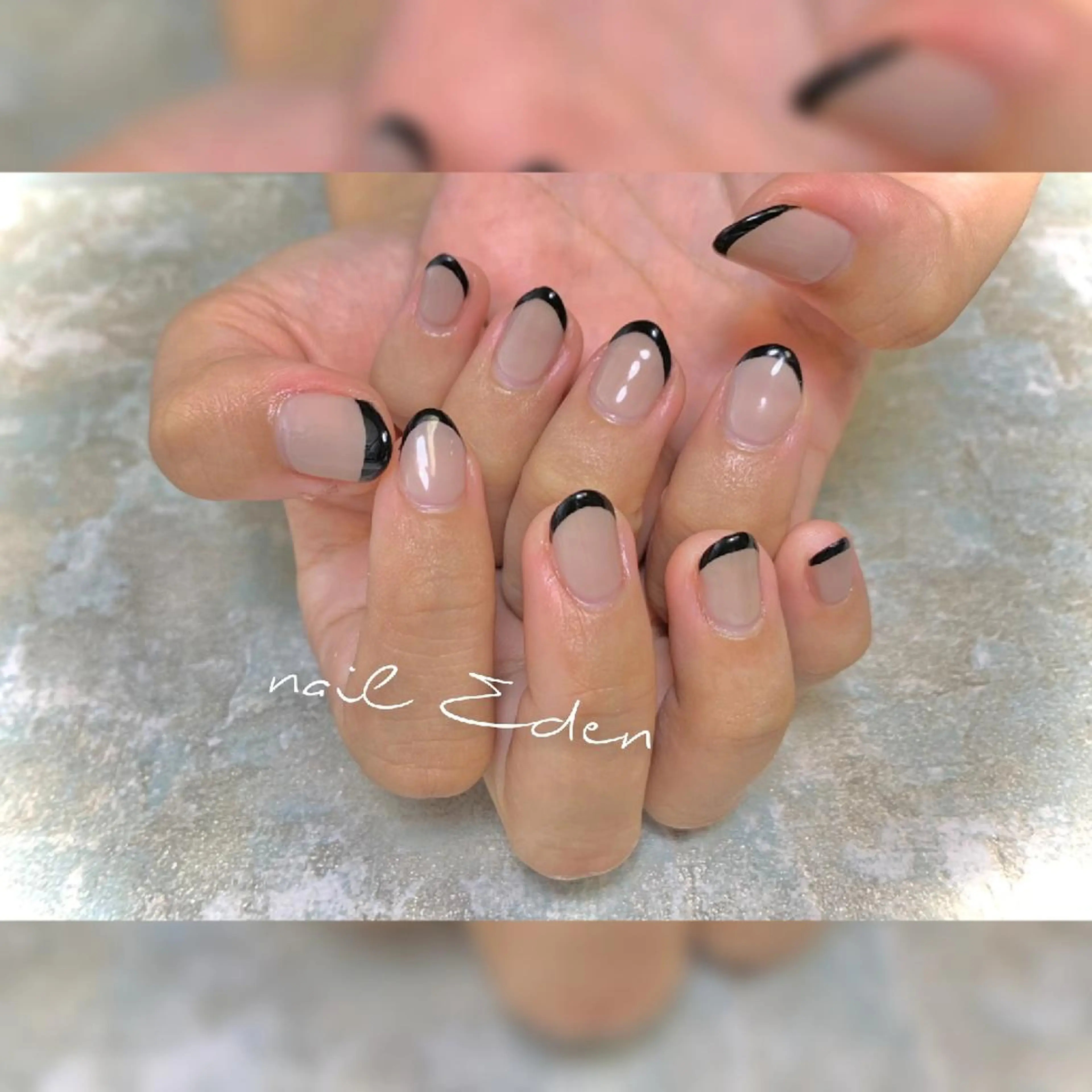 ネイル フレンチネイル Eden ♾️のネイルデザイン