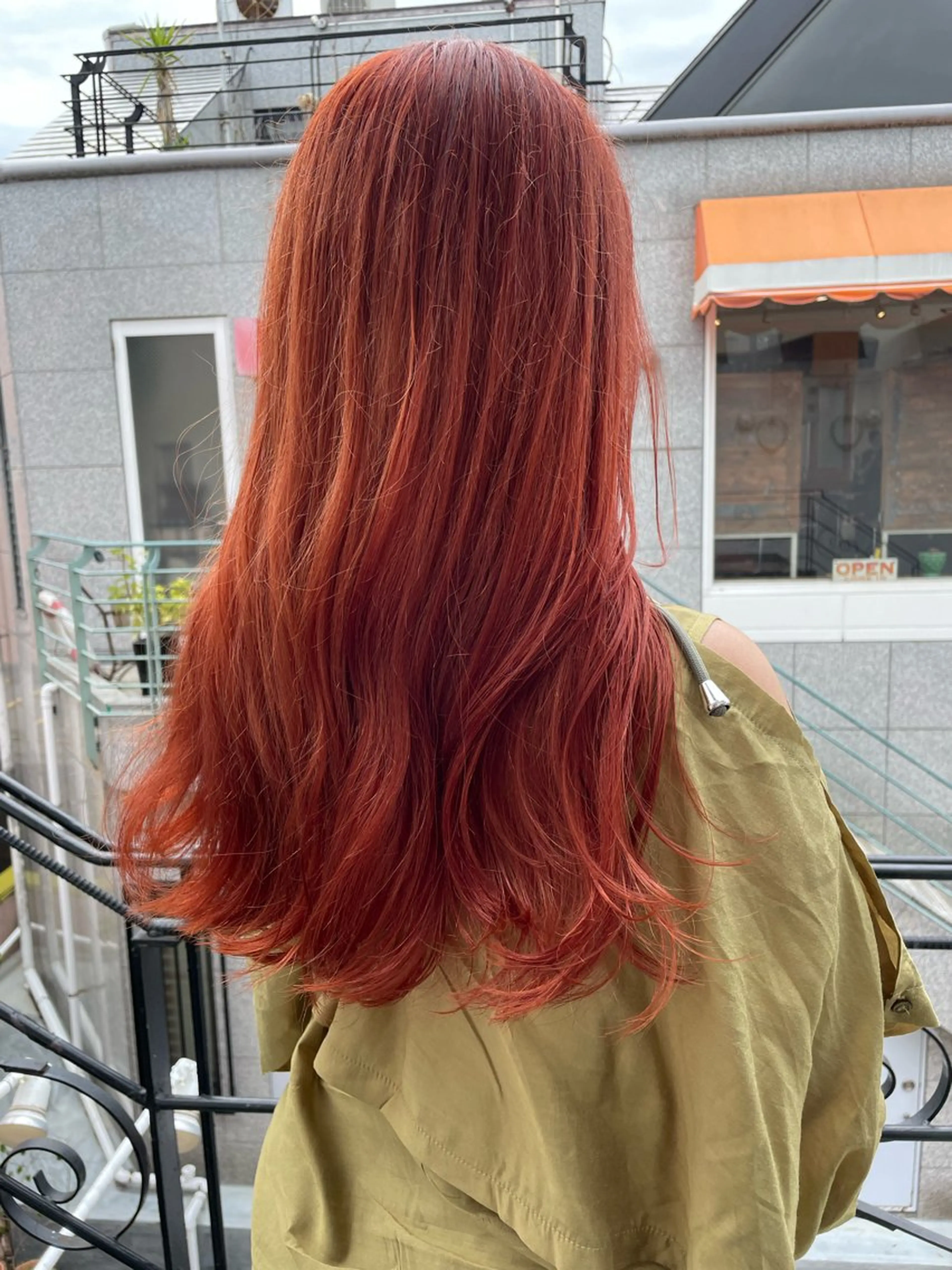 ロング カラー カット ヘアカラー トリートメント 平 ちひろのヘアスタイル