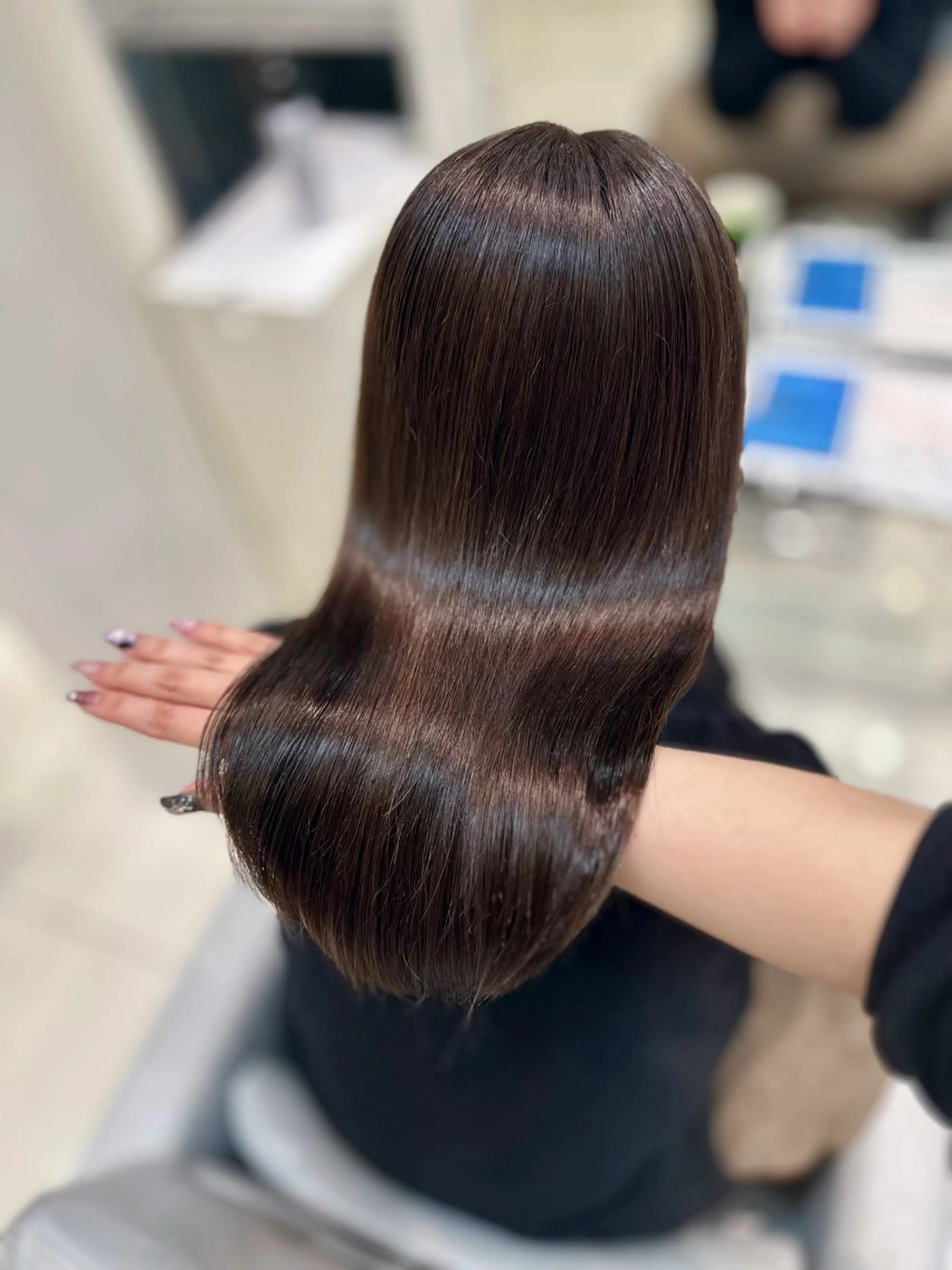 ロング カラー カット ヘアカラー トリートメント ︎︎☁🧺チヒロ モデル募集🧺︎︎☁のヘアスタイル