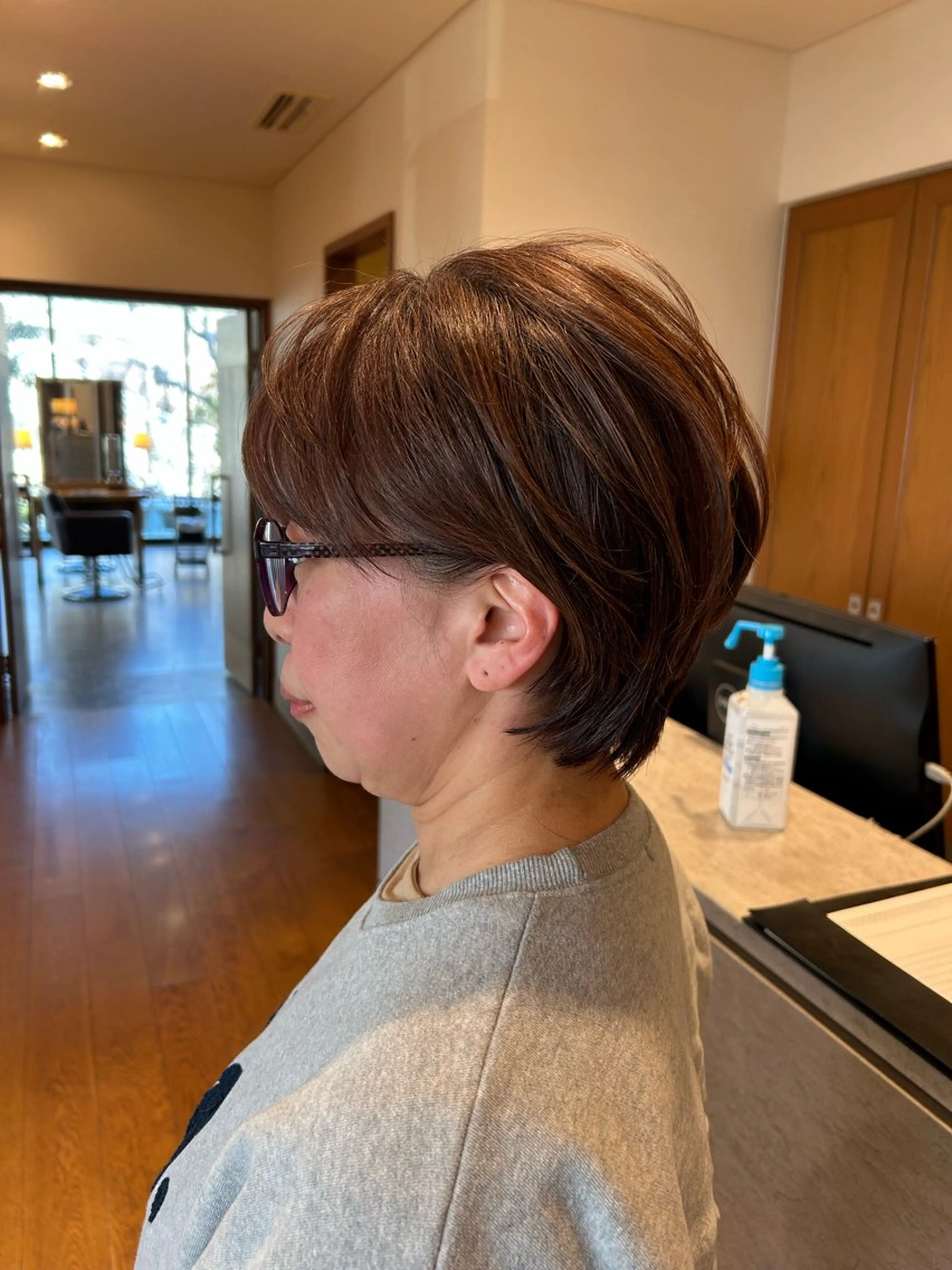 ショート ショートヘア 安藤 真衣香のヘアスタイル