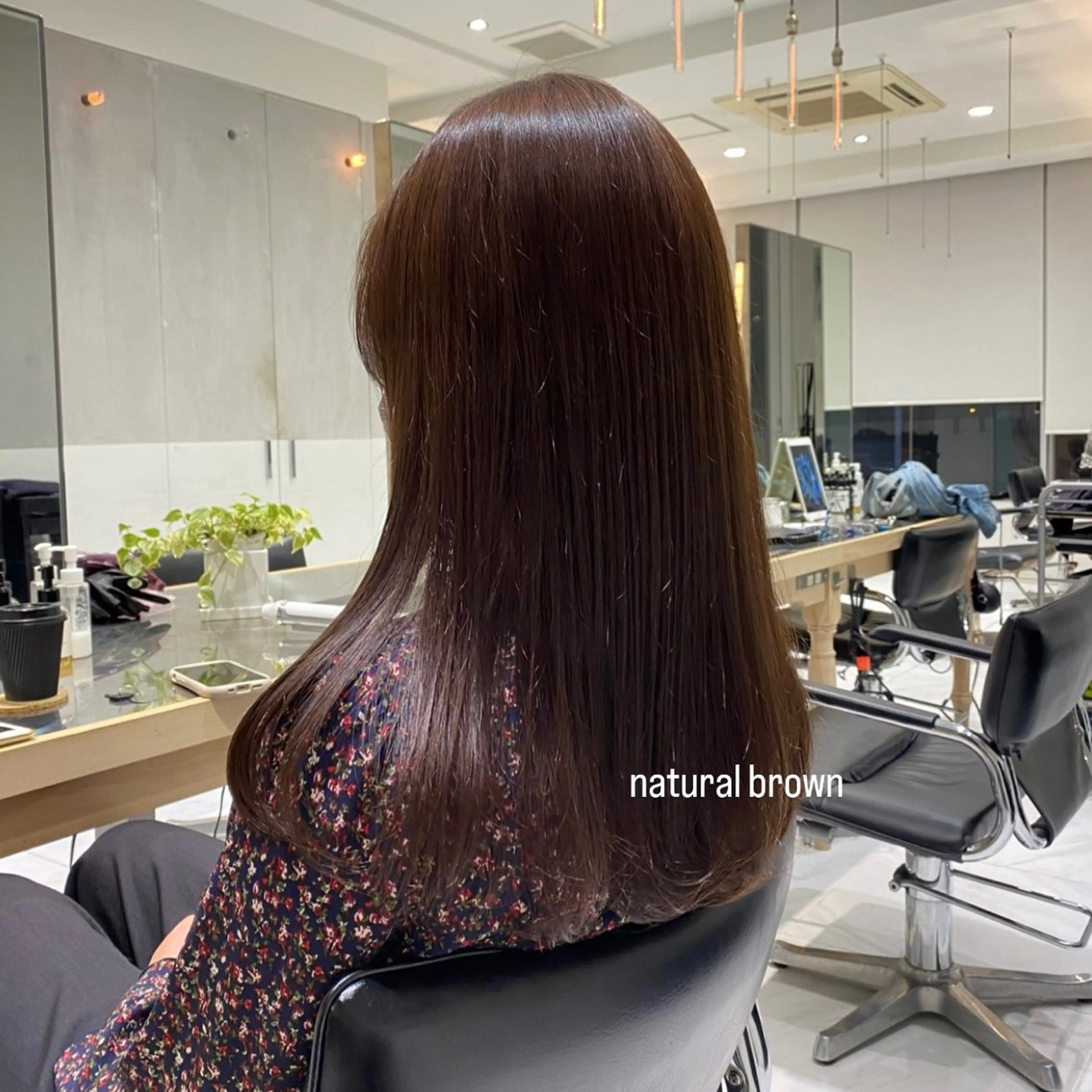 ロング カラー ブラウンカラー 透明感カラー ナチュラルブラウン ヘアカラー 艶感/ナチュラル 🌿マアヤのヘアスタイル