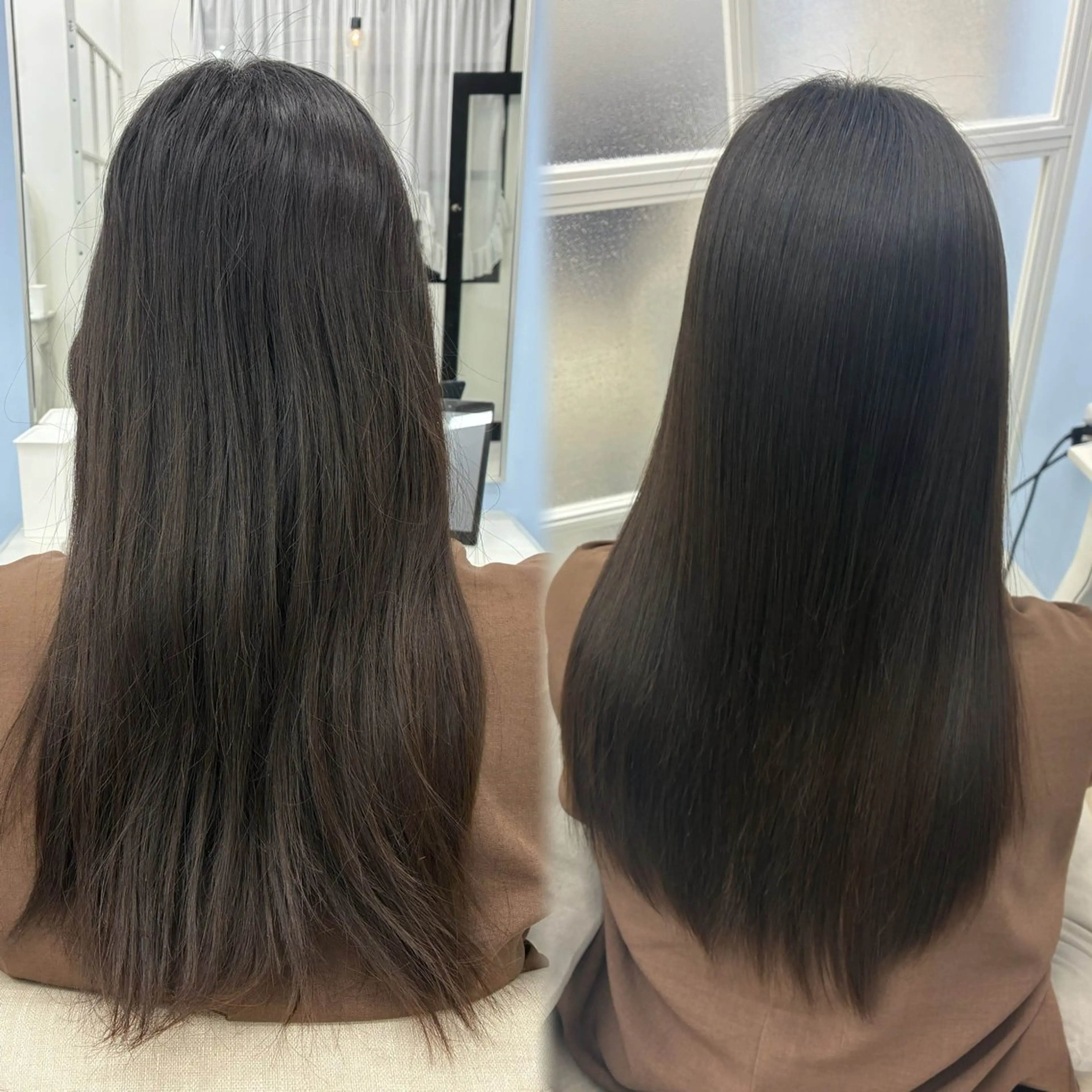 ロング カット 縮毛矯正 トリートメント 髪質改善矯正/カラー /吉祥寺 mariのヘアスタイル