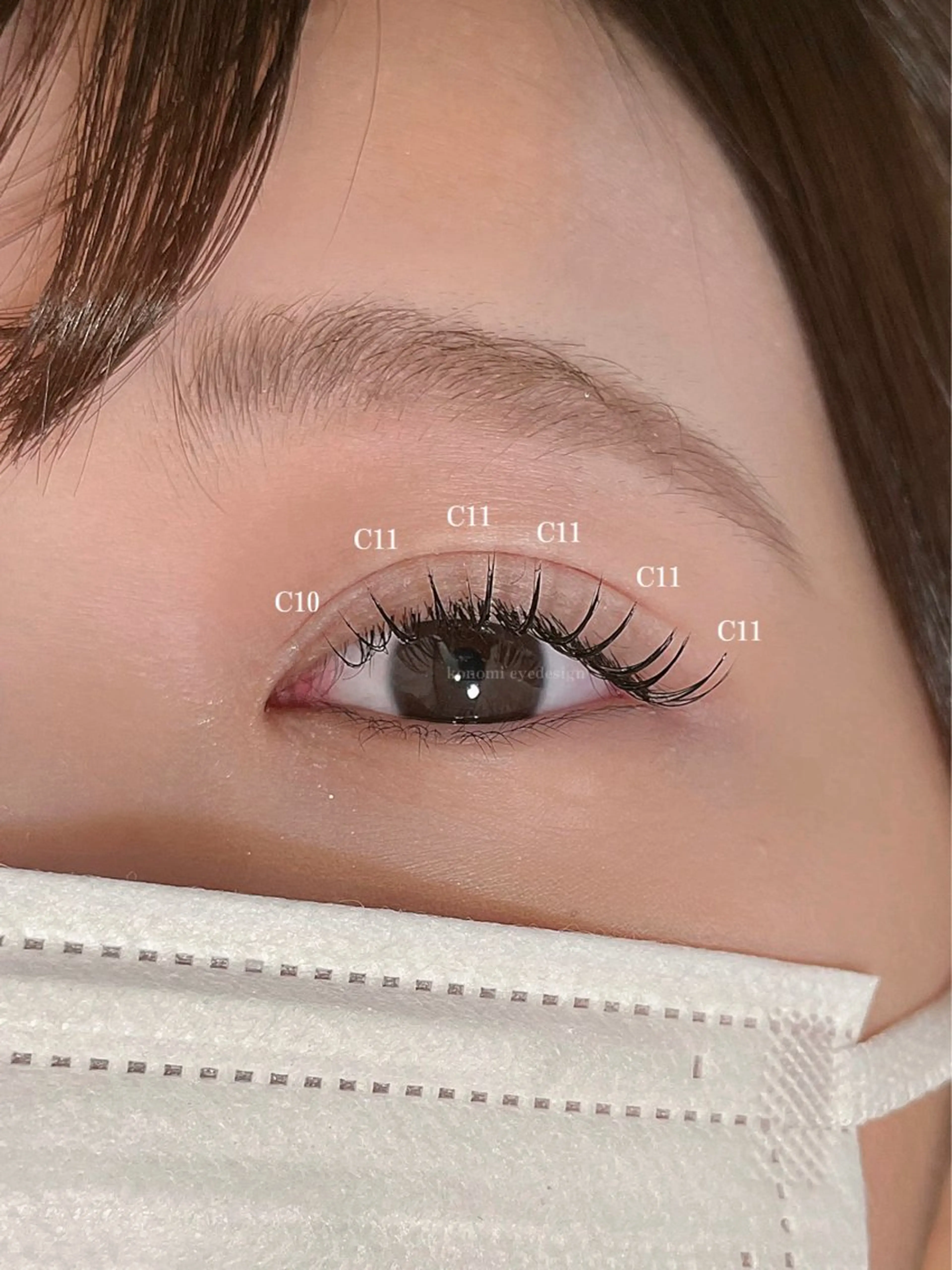 マツエク・マツパ konomi 🧁 神戸三宮のマツエク・マツパデザイン