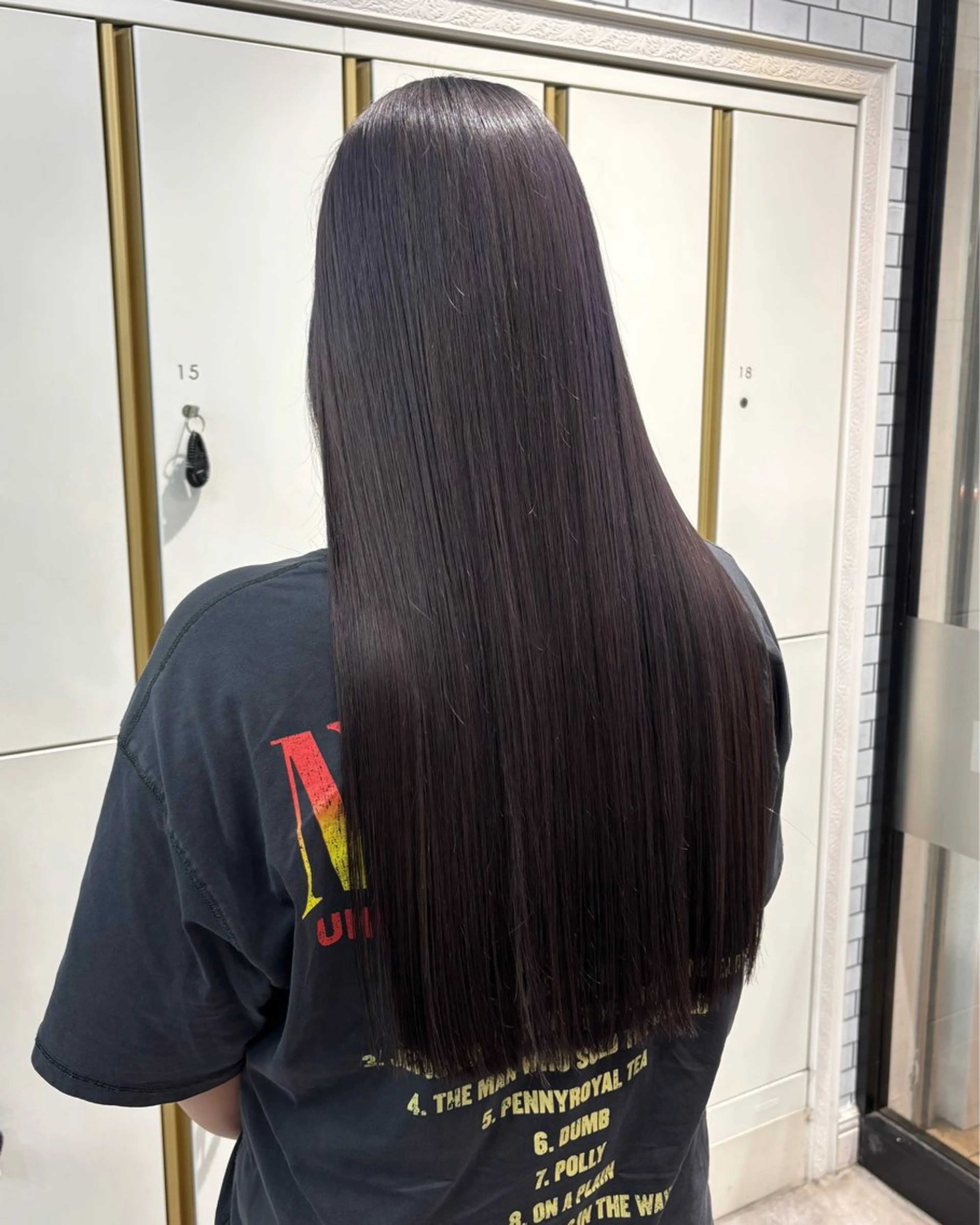 カラー ブリーチ ヘアカラー トリートメント ブリーチなしダブル カラー/暖色/麻咲のヘアスタイル