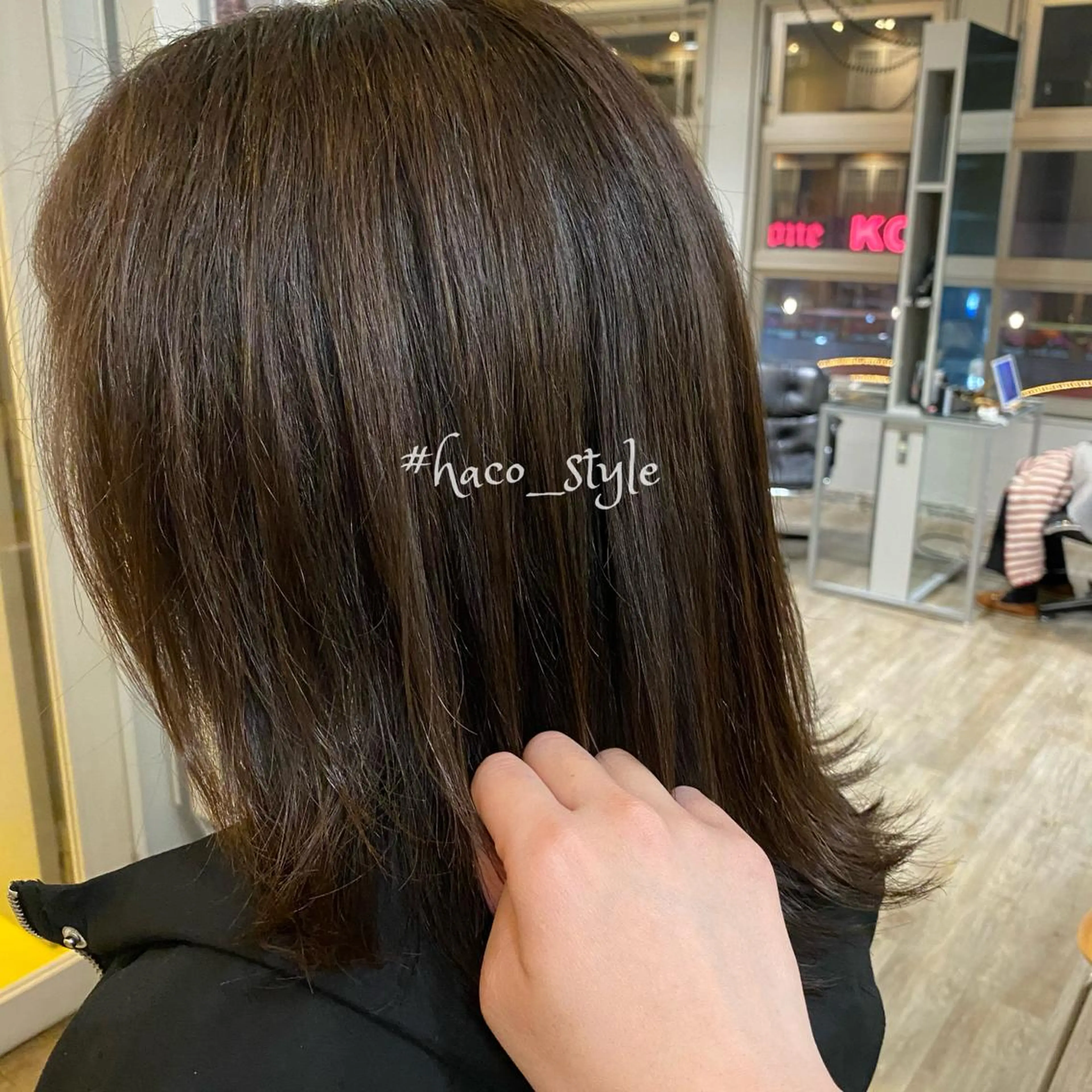 ミディアム カラー ヘアカラー トリートメント アレンジ指名 no.1✨ｈａｋｏのヘアスタイル