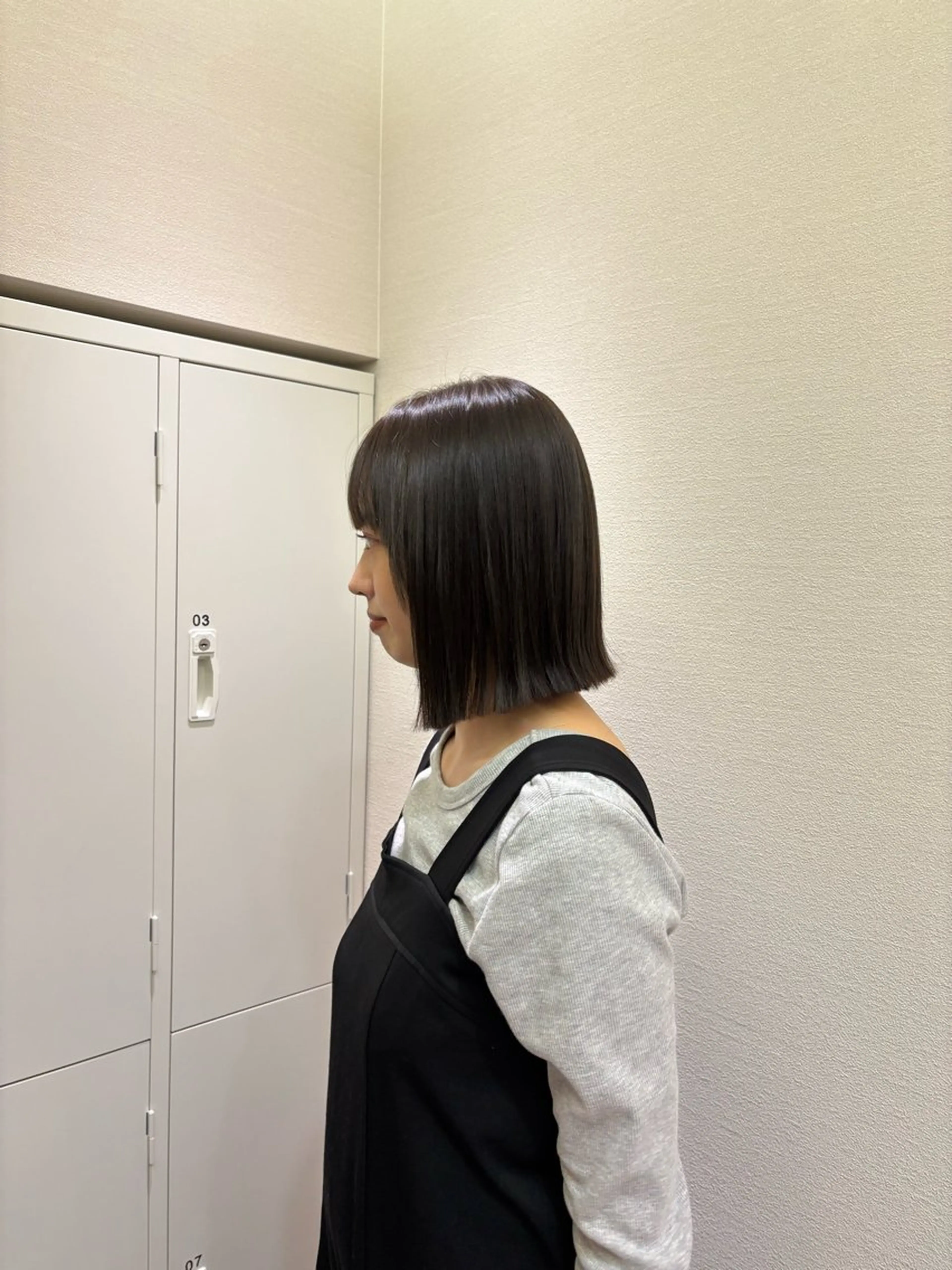 ミディアム カラー オリーブカラー 和泉市/mahae/ 齋藤のヘアスタイル