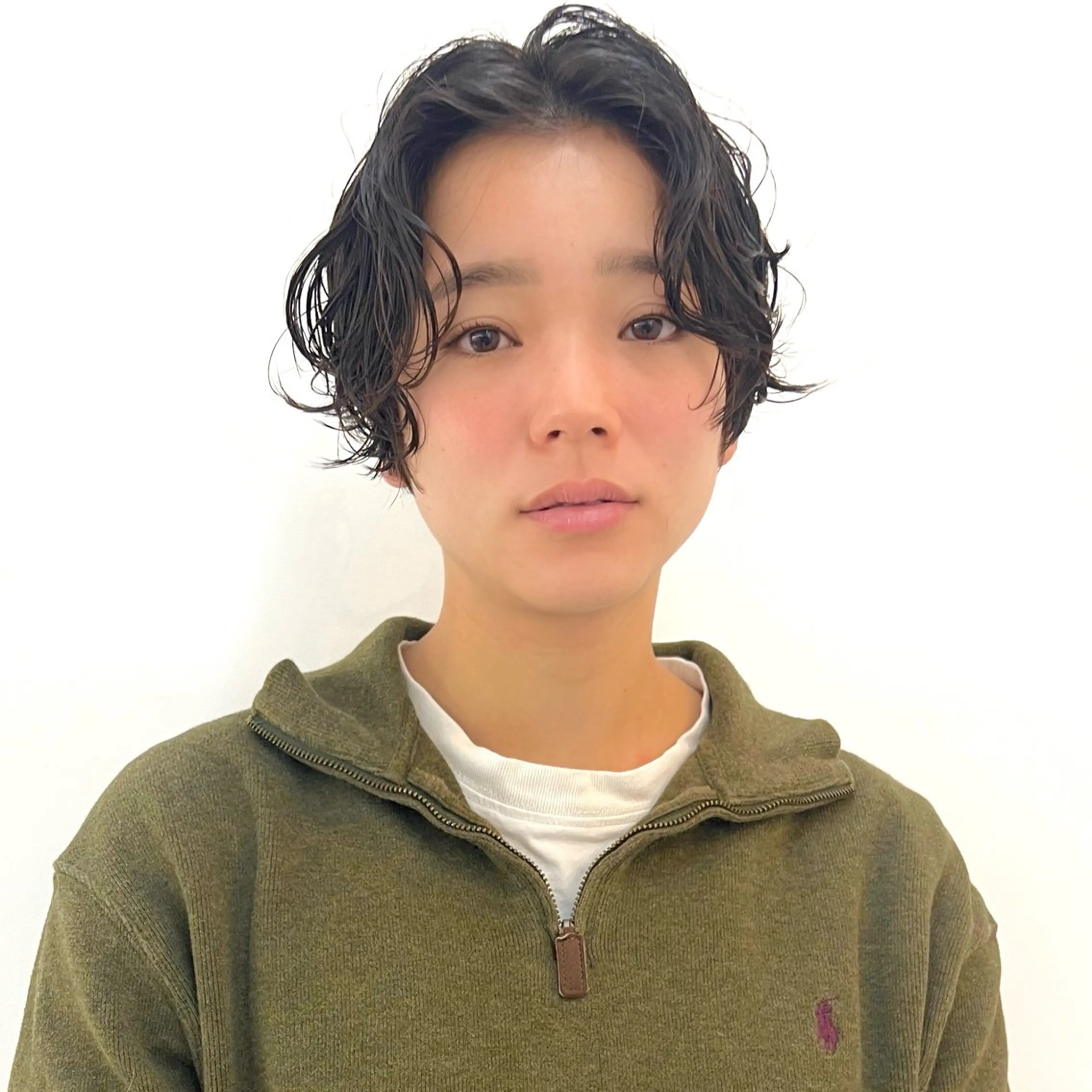 ショート パーマ カット パーマ トリートメント era shioriのヘアスタイル