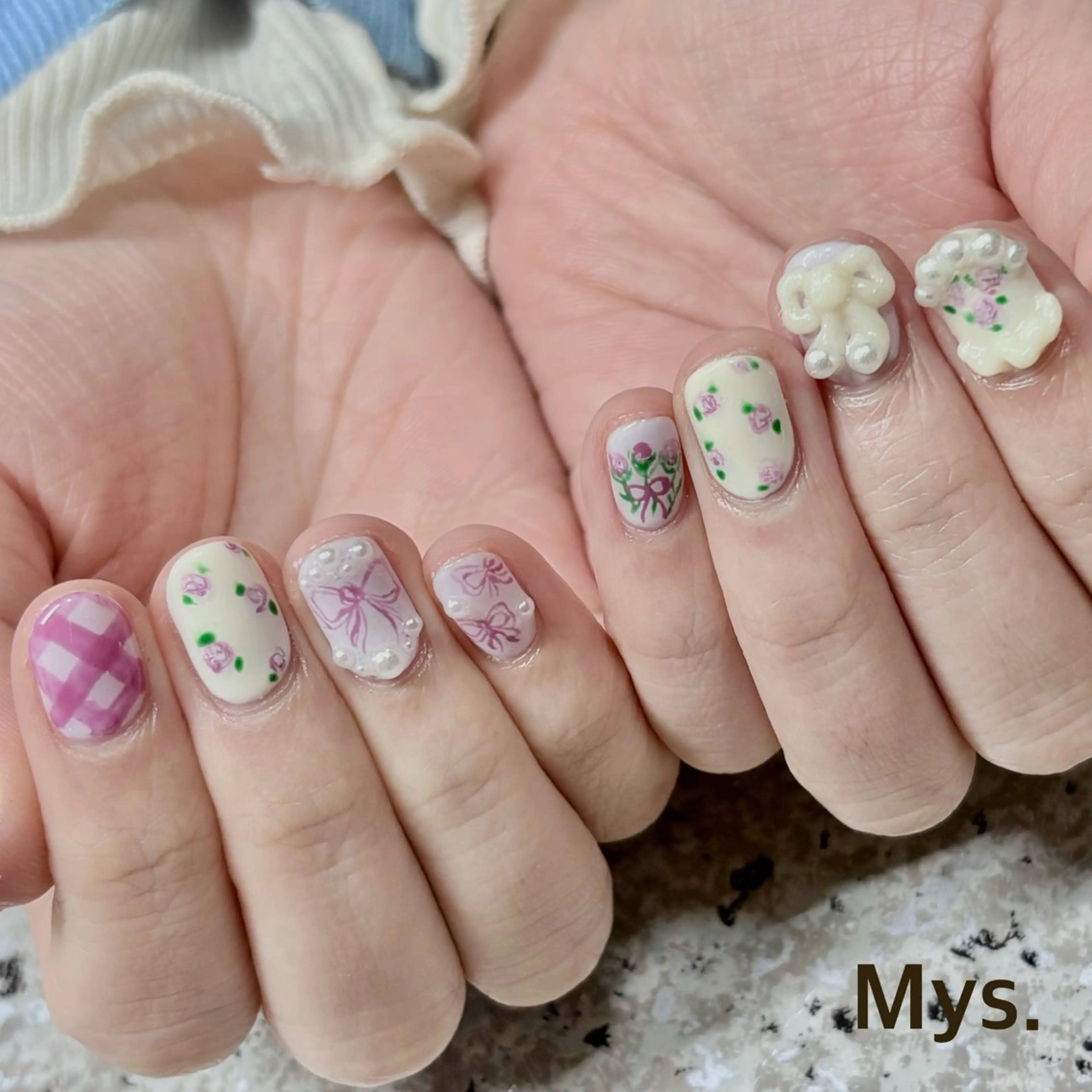 ネイル ハンドネイル Mys. 三上紗紀のネイルデザイン