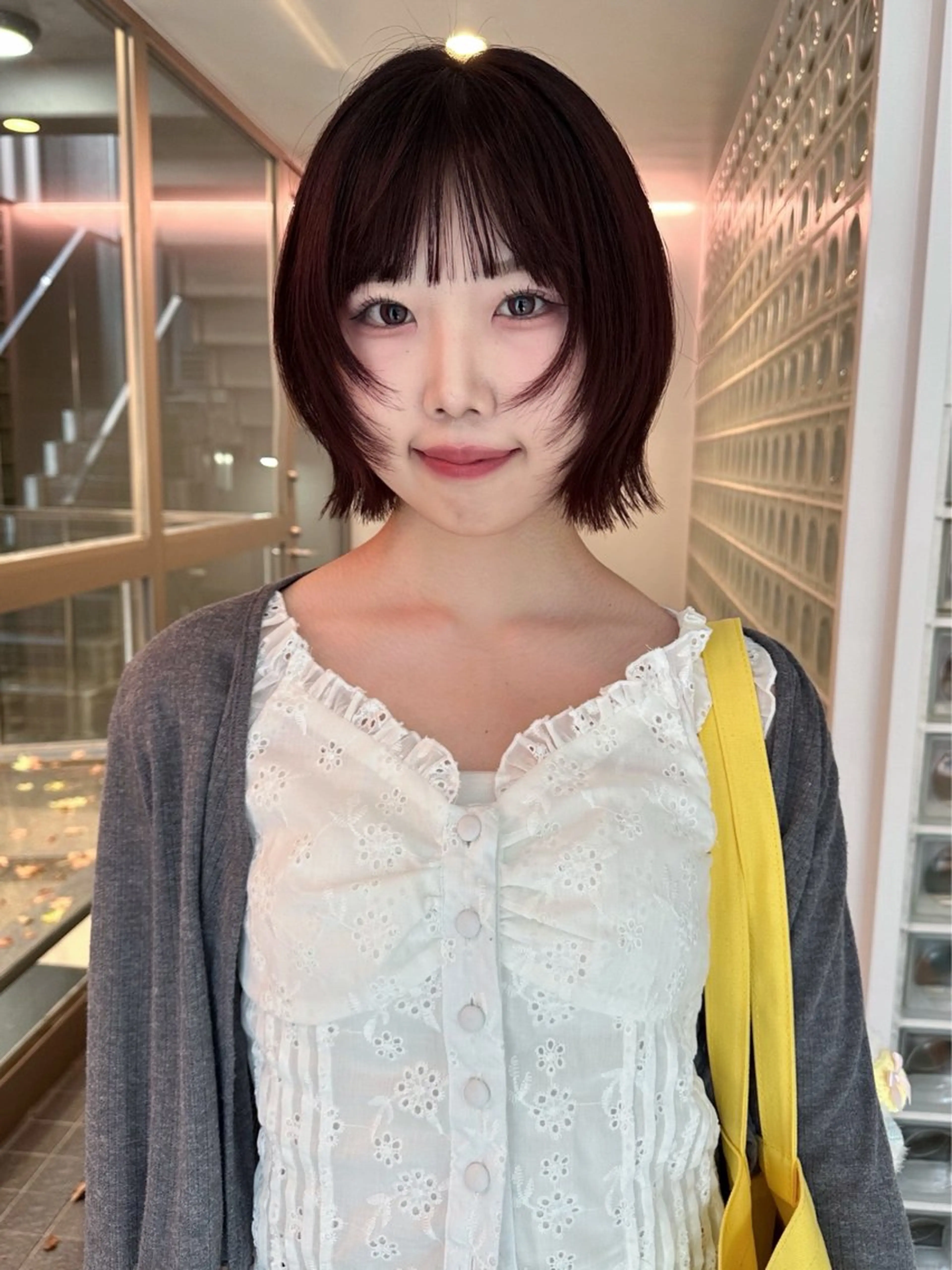 ショート ボブレイヤー ボブ レイヤーカット ボブ/似合わせ レイヤーcocomoのヘアスタイル