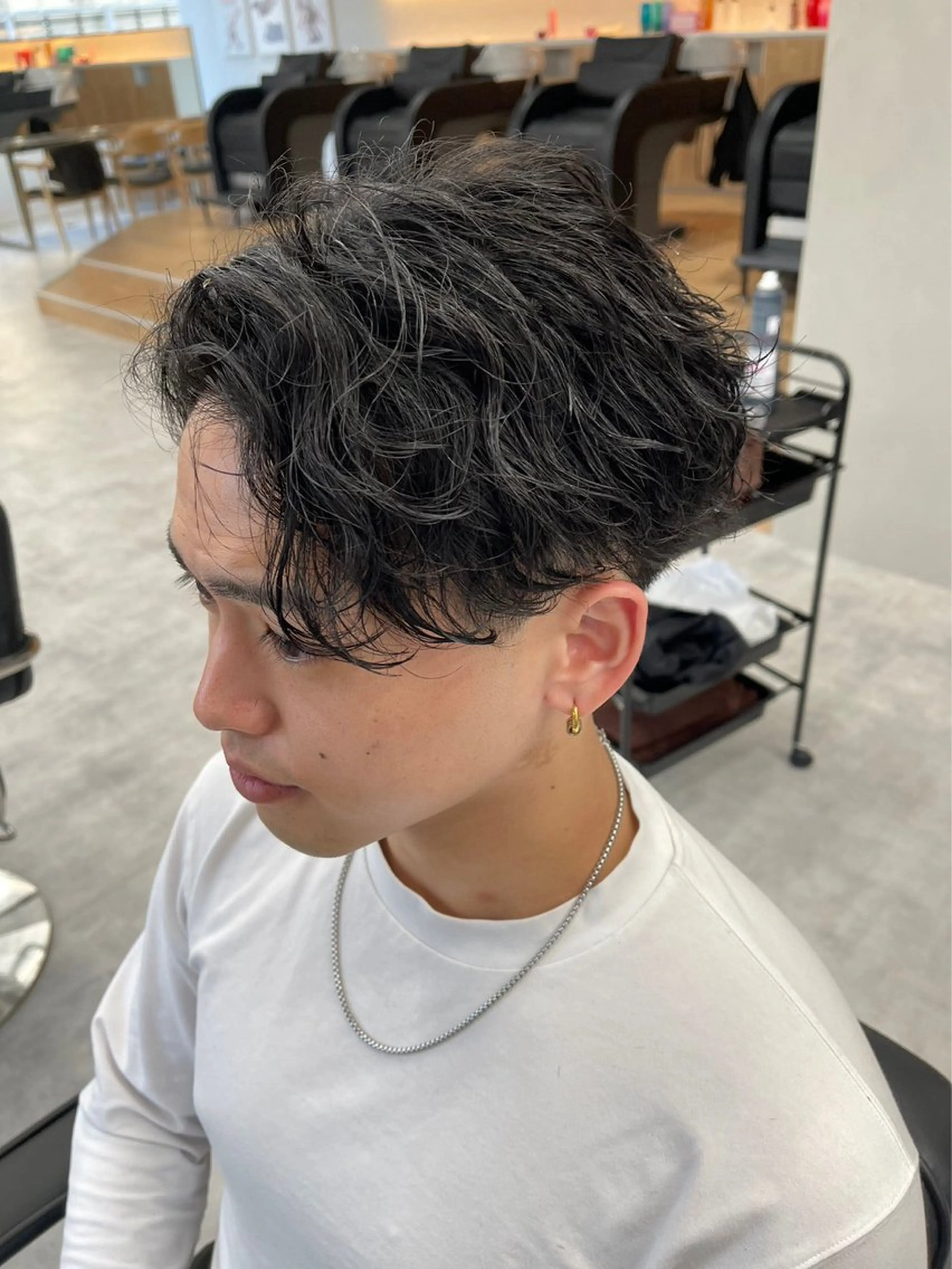 パーマ メンズ メンズパーマ/新潟/ 万代/高橋悠叶のヘアスタイル