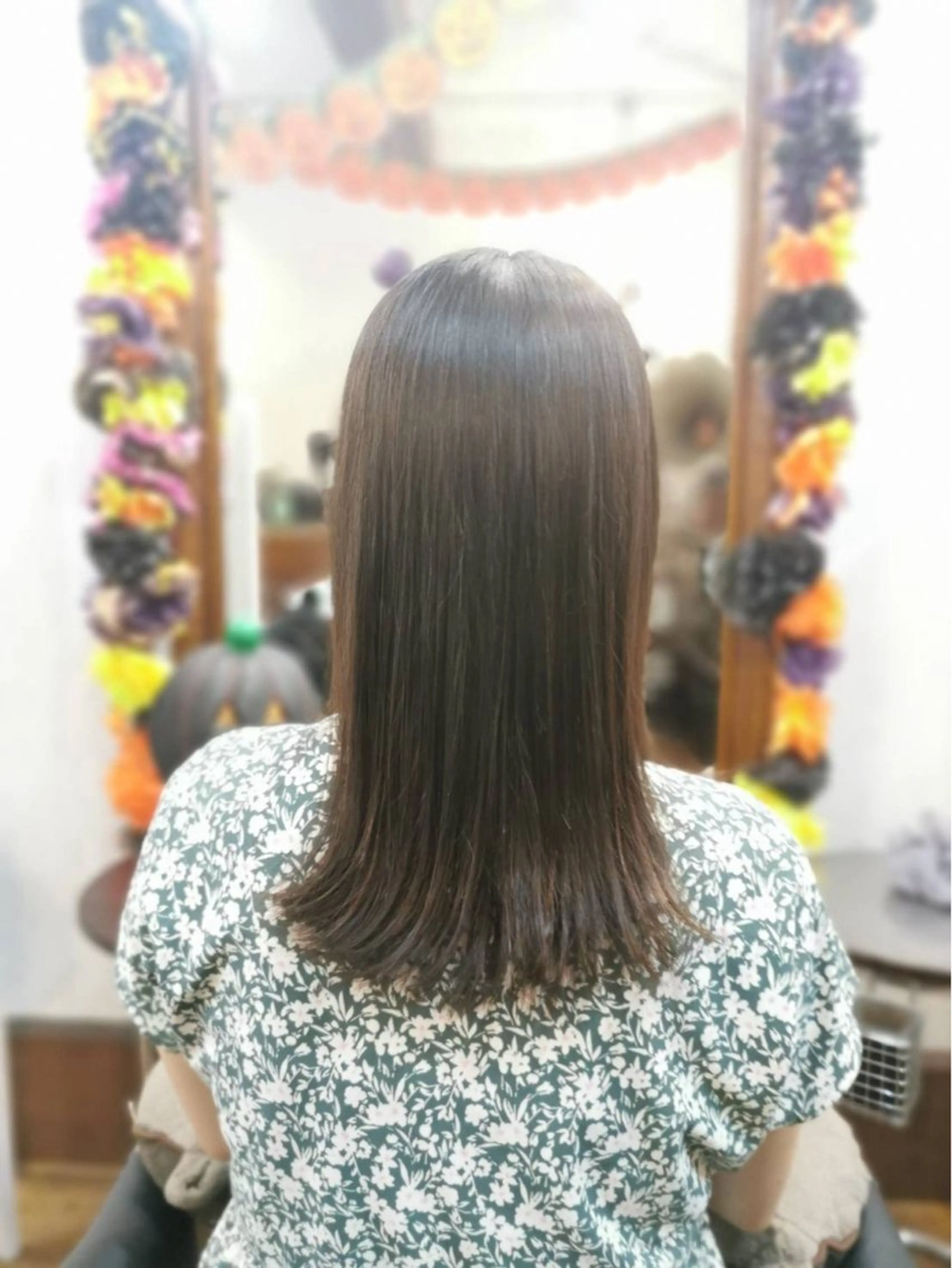 ロング 上間 洋子のヘアスタイル